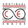 Continual Engine (CE) logo