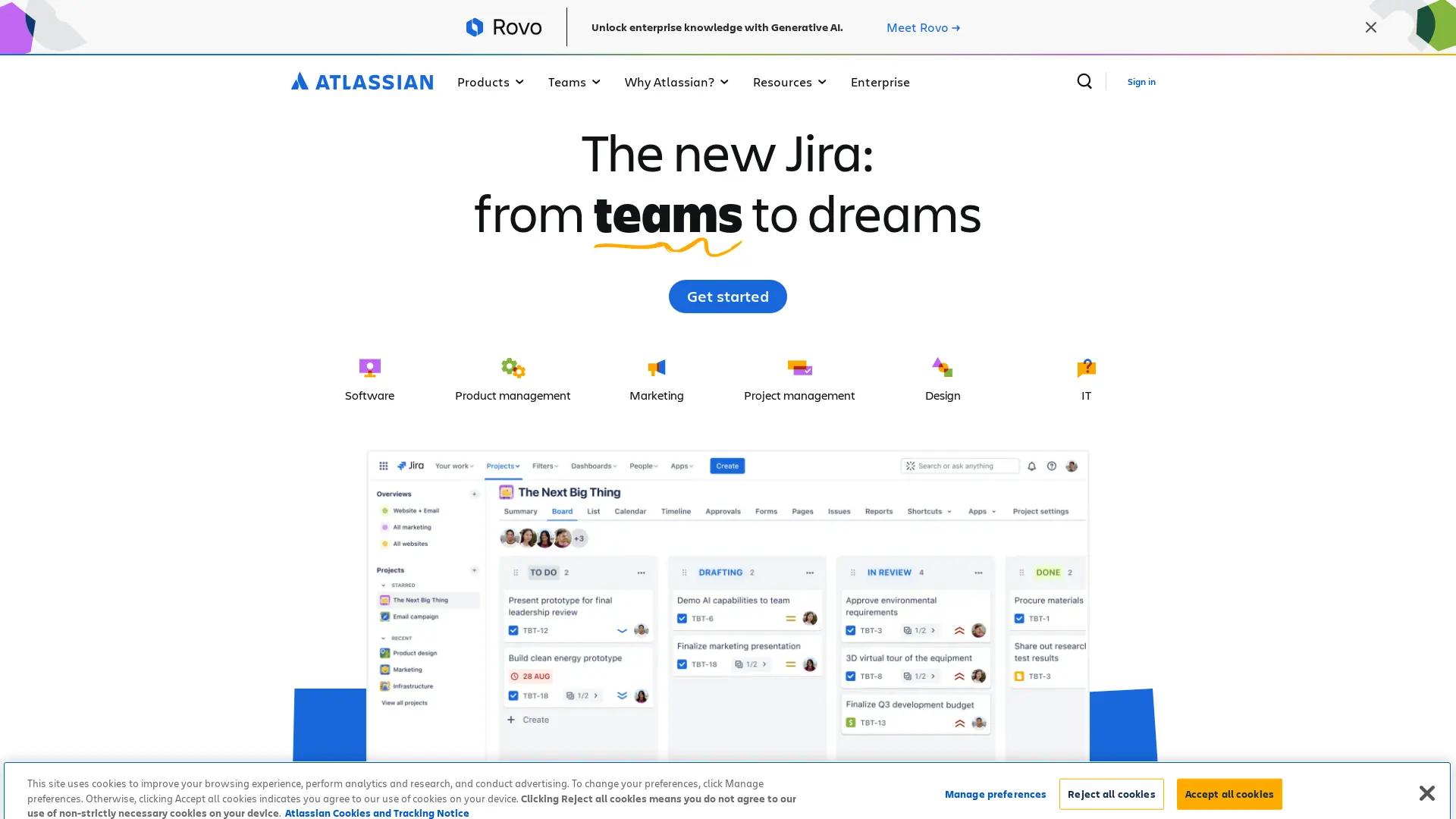 Atlassian screenshot