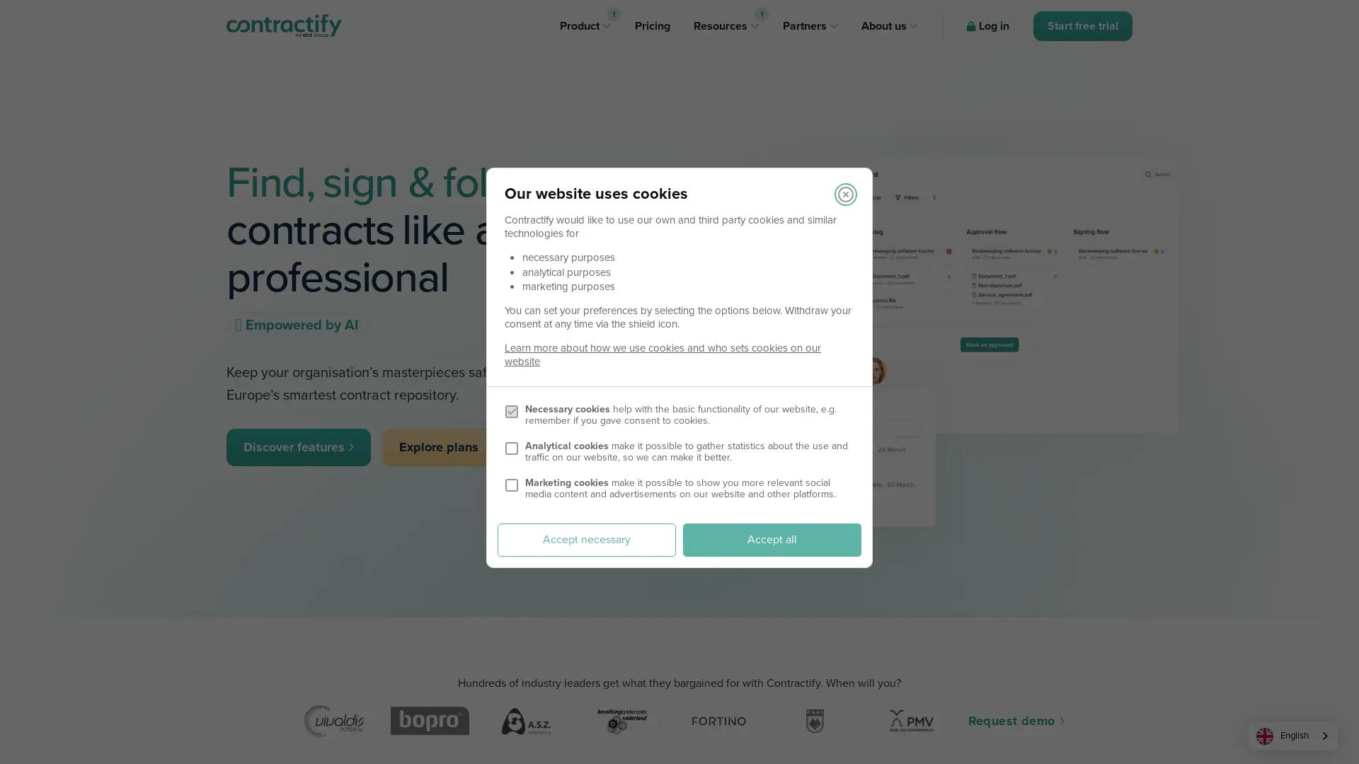 Contractify screenshot
