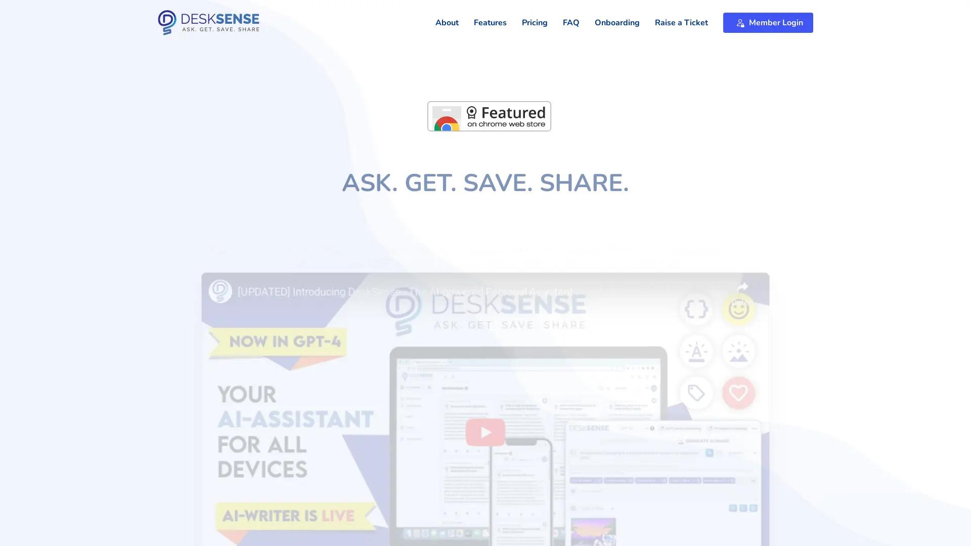 DeskSense- AI-powered Personal Assistant screenshot