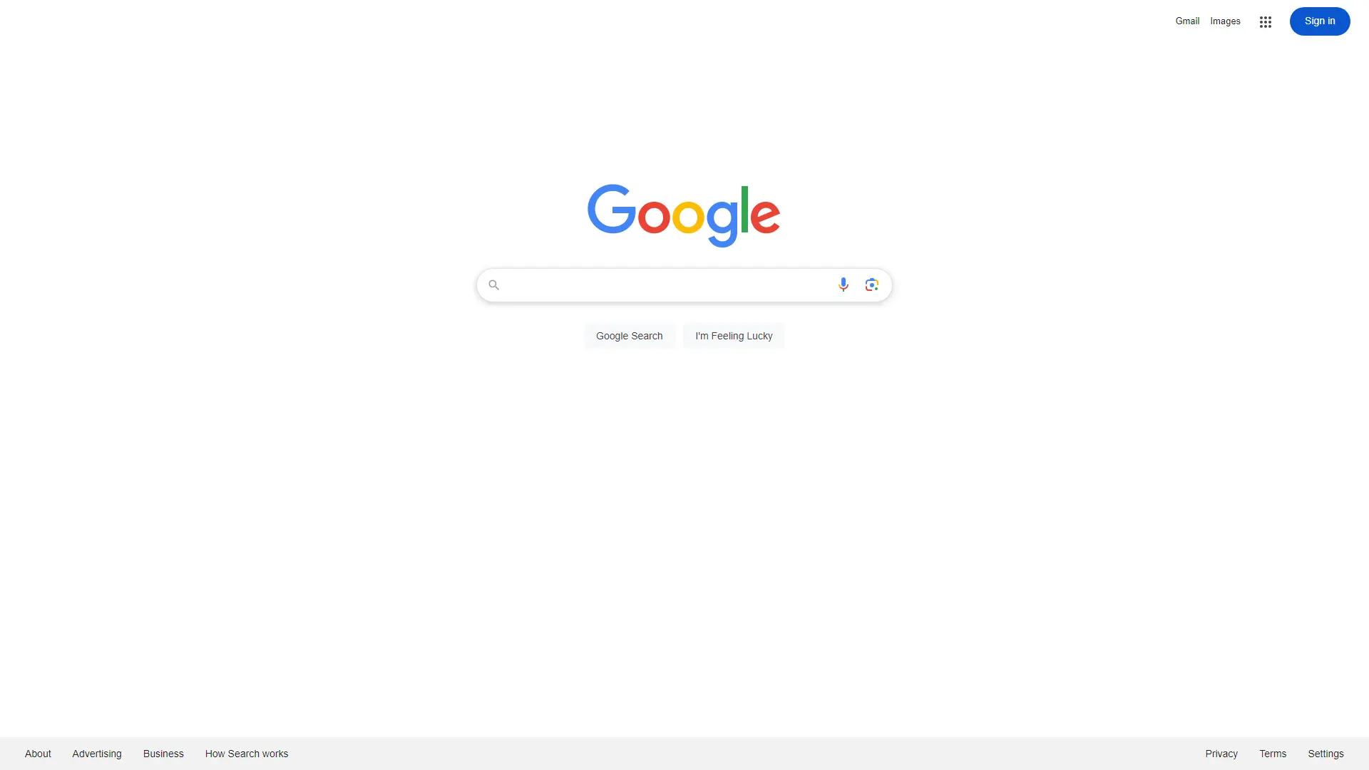 Google screenshot