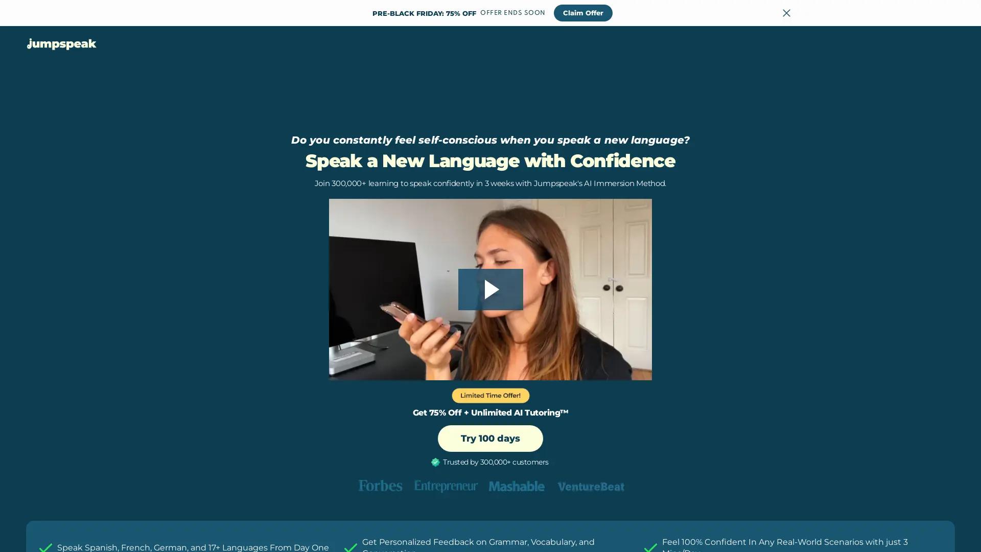 Jumpspeak screenshot