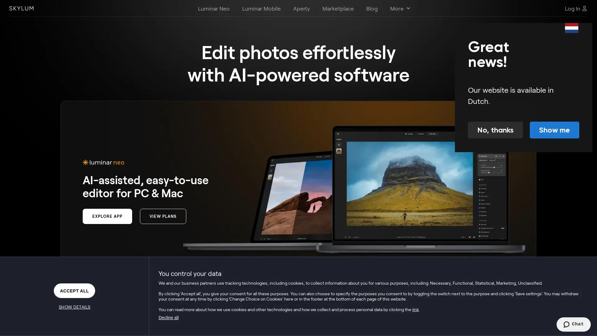 Luminar Neo screenshot