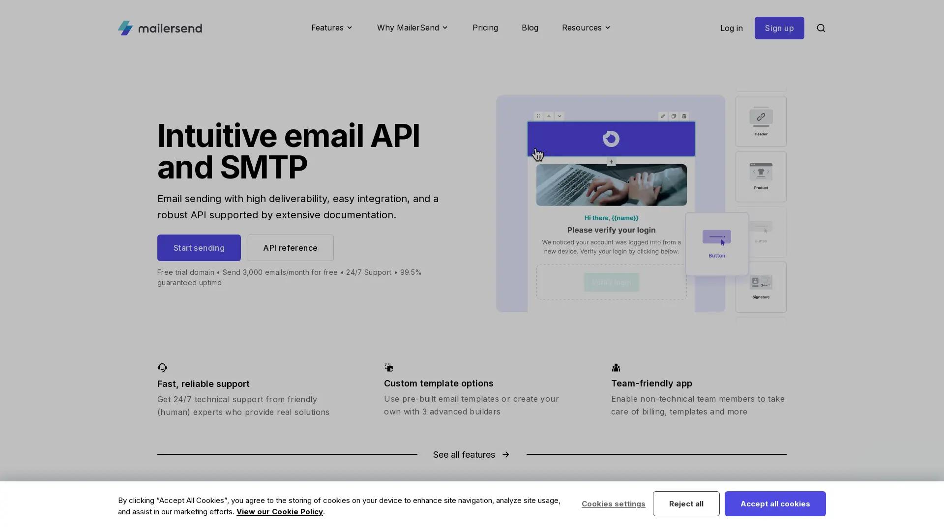MailerSend screenshot