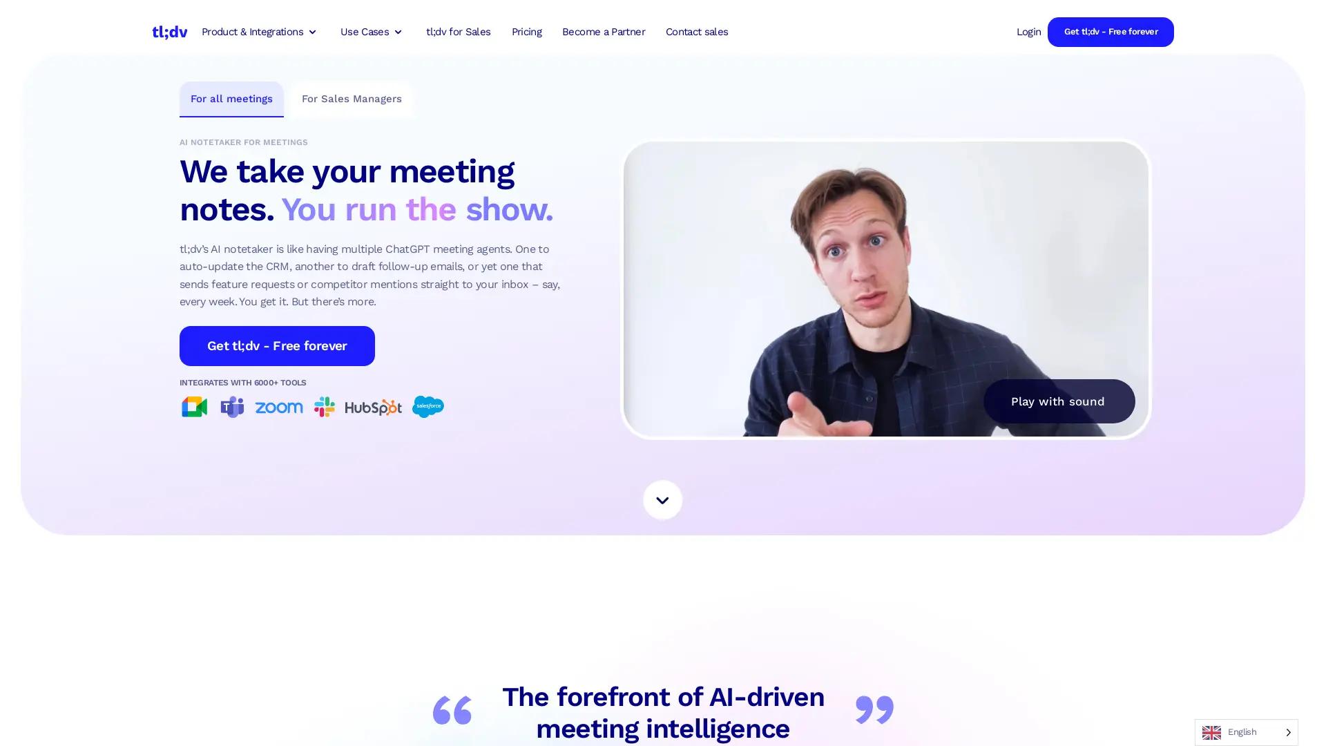 TLDV Meeting Recorder screenshot