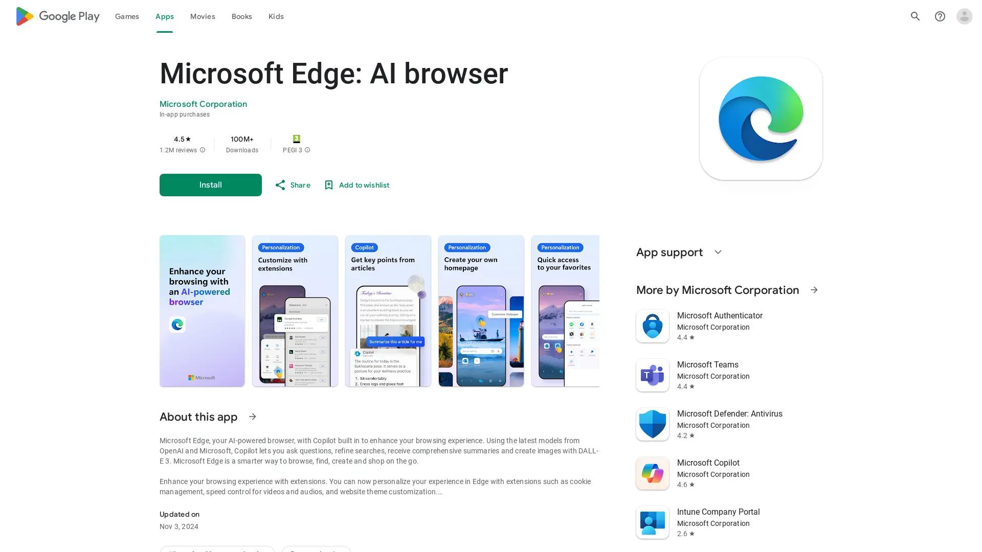 Microsoft Edge screenshot