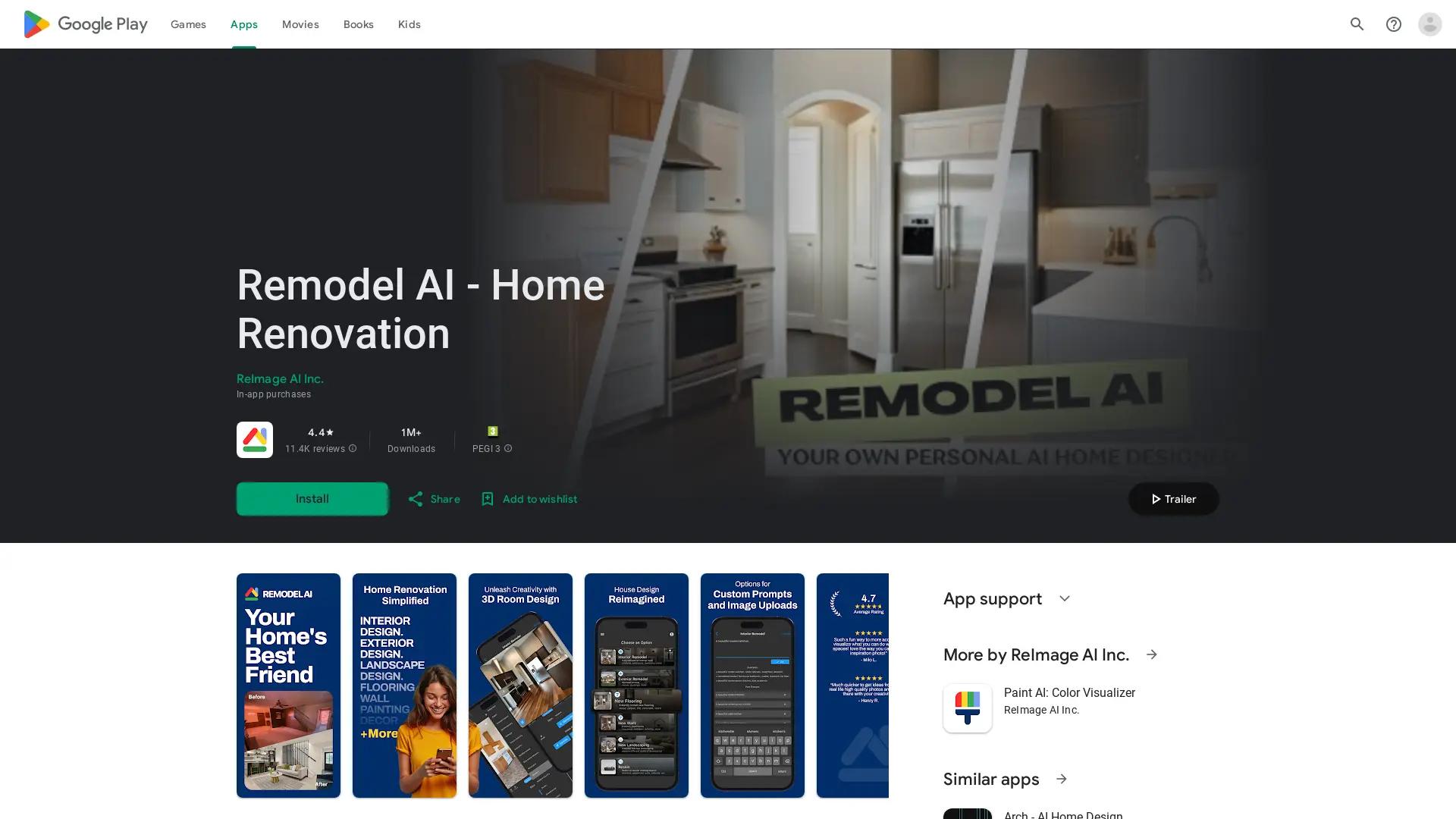 Remodel AI screenshot