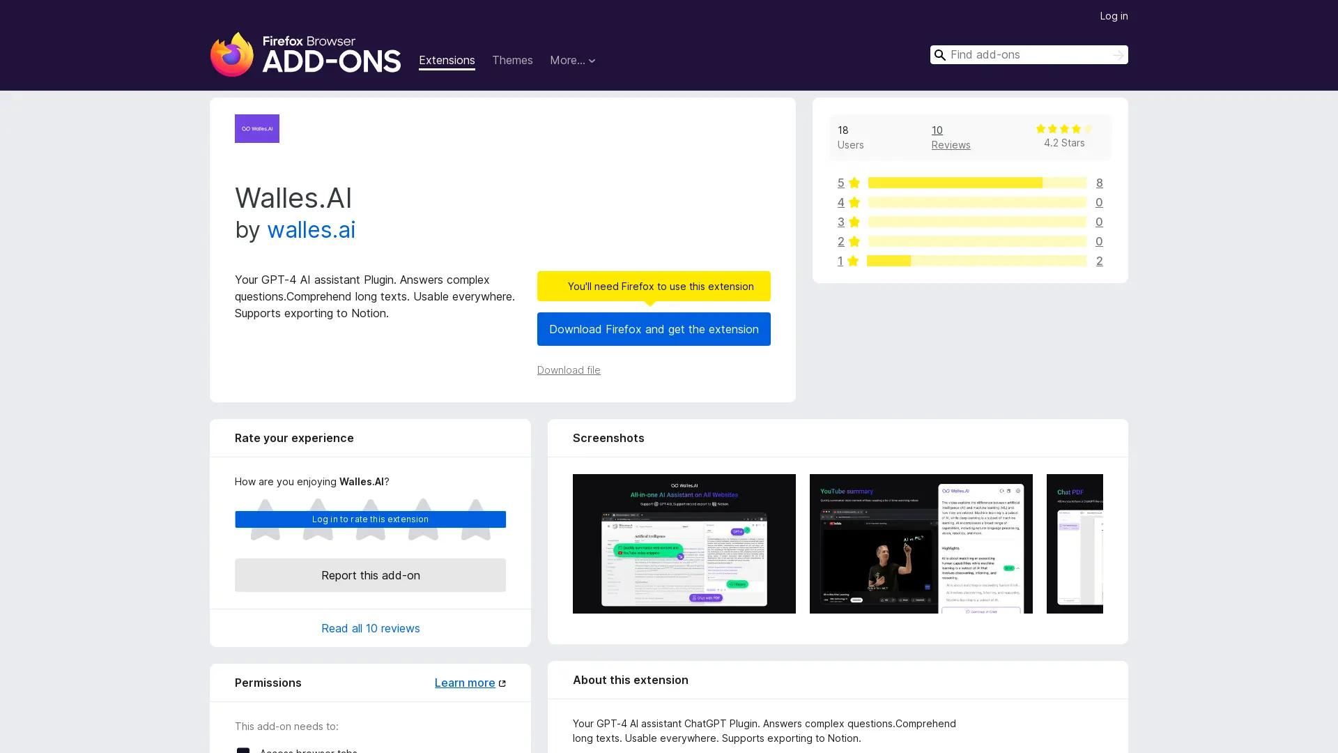 Walles AI screenshot