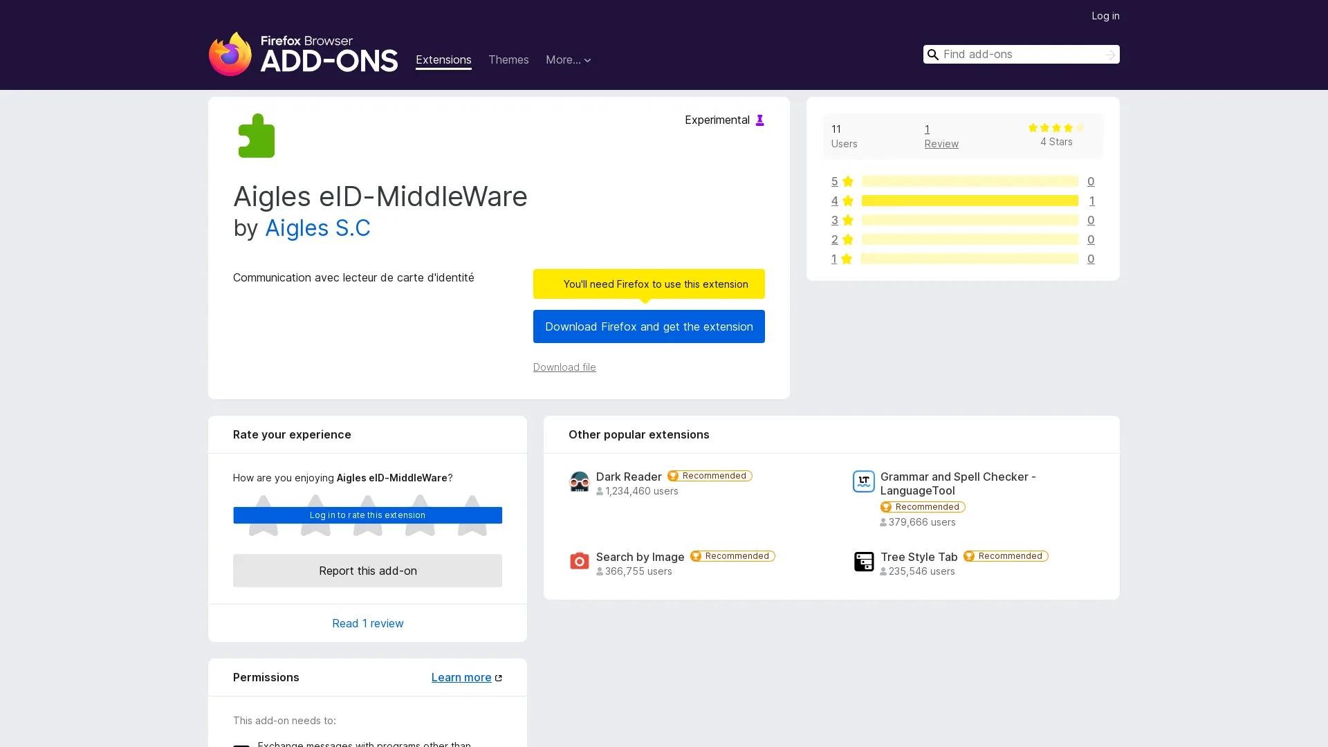 eID Middleware Solution screenshot