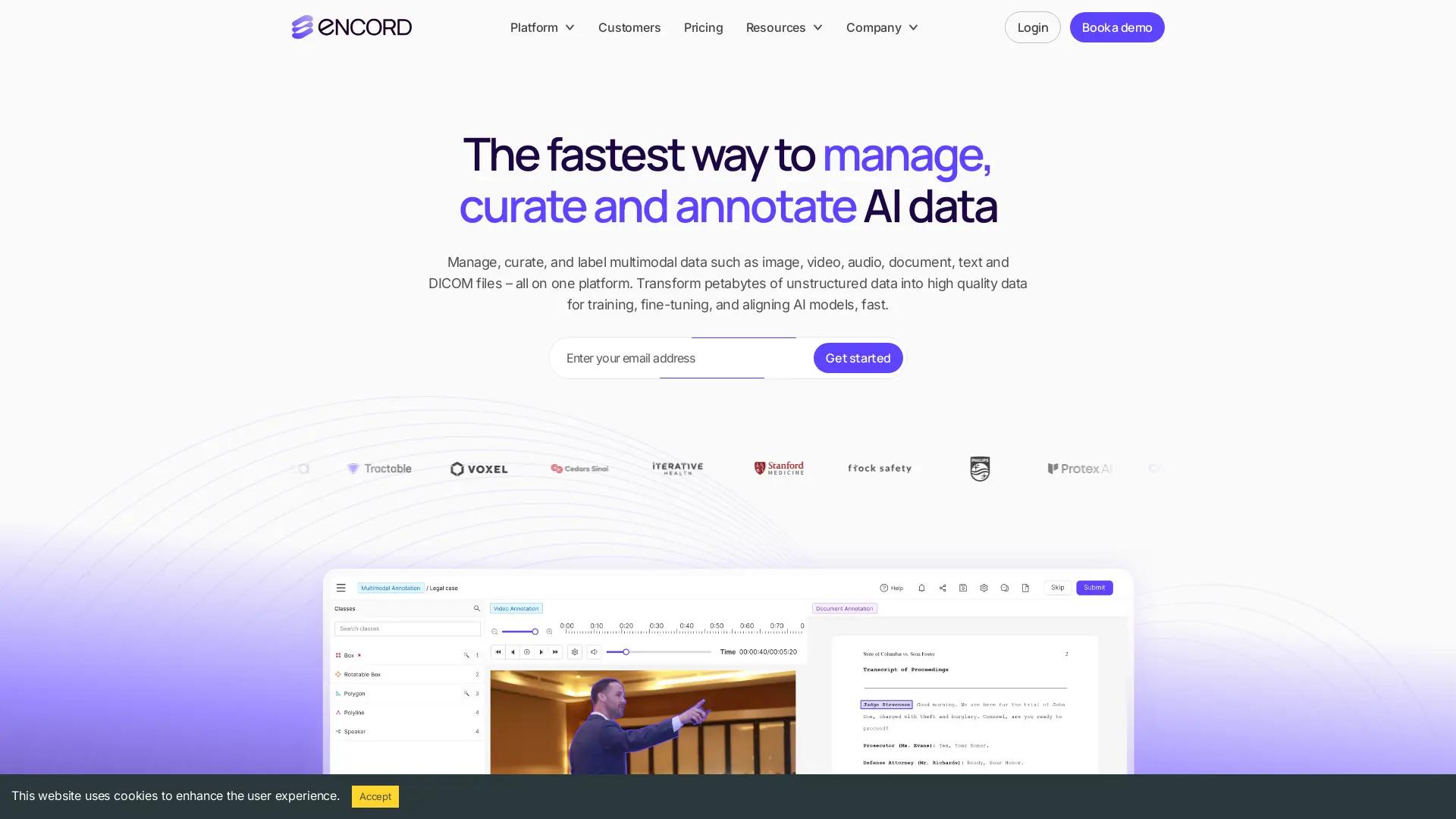 Encord screenshot