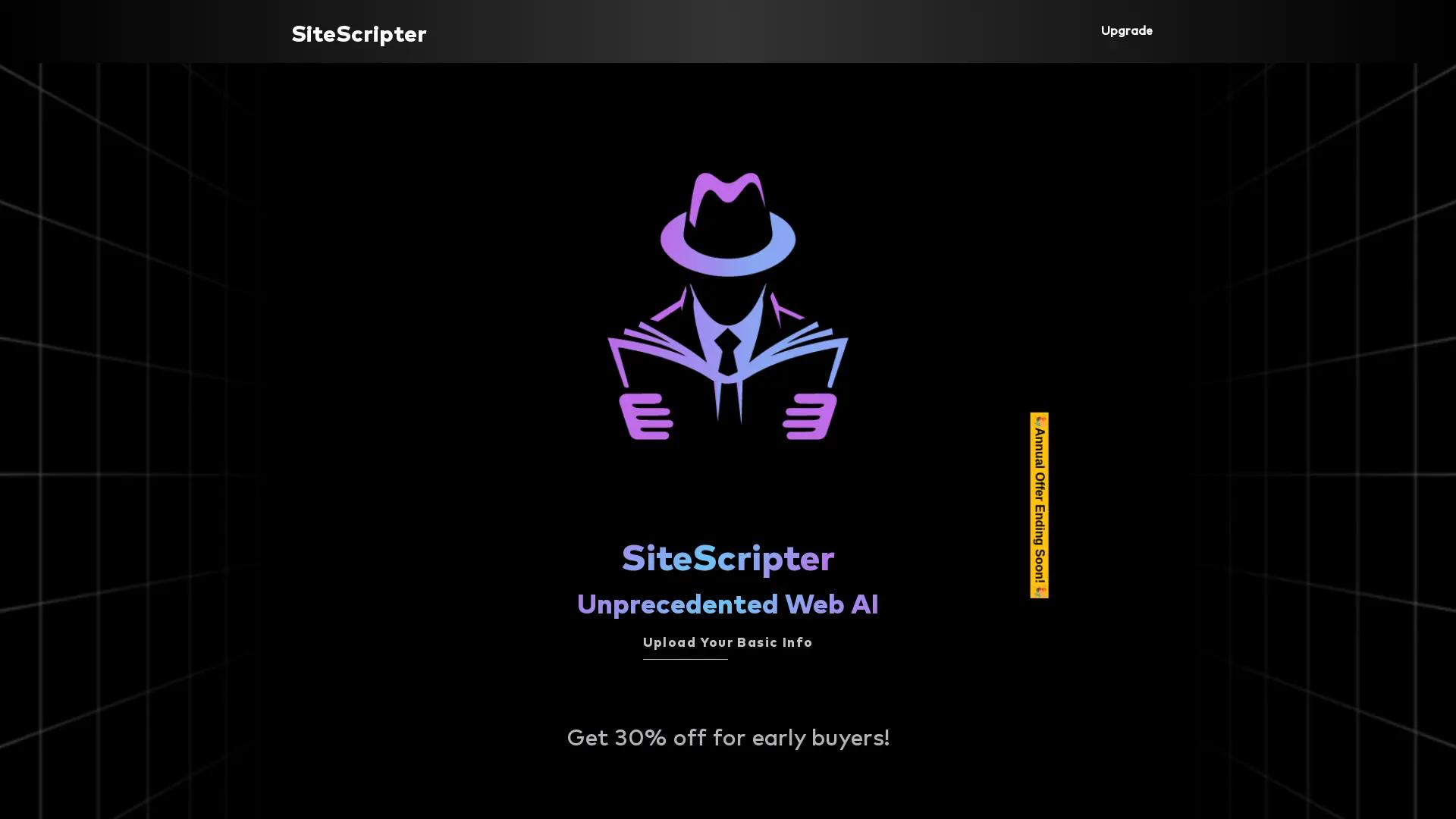SiteScripter AI screenshot