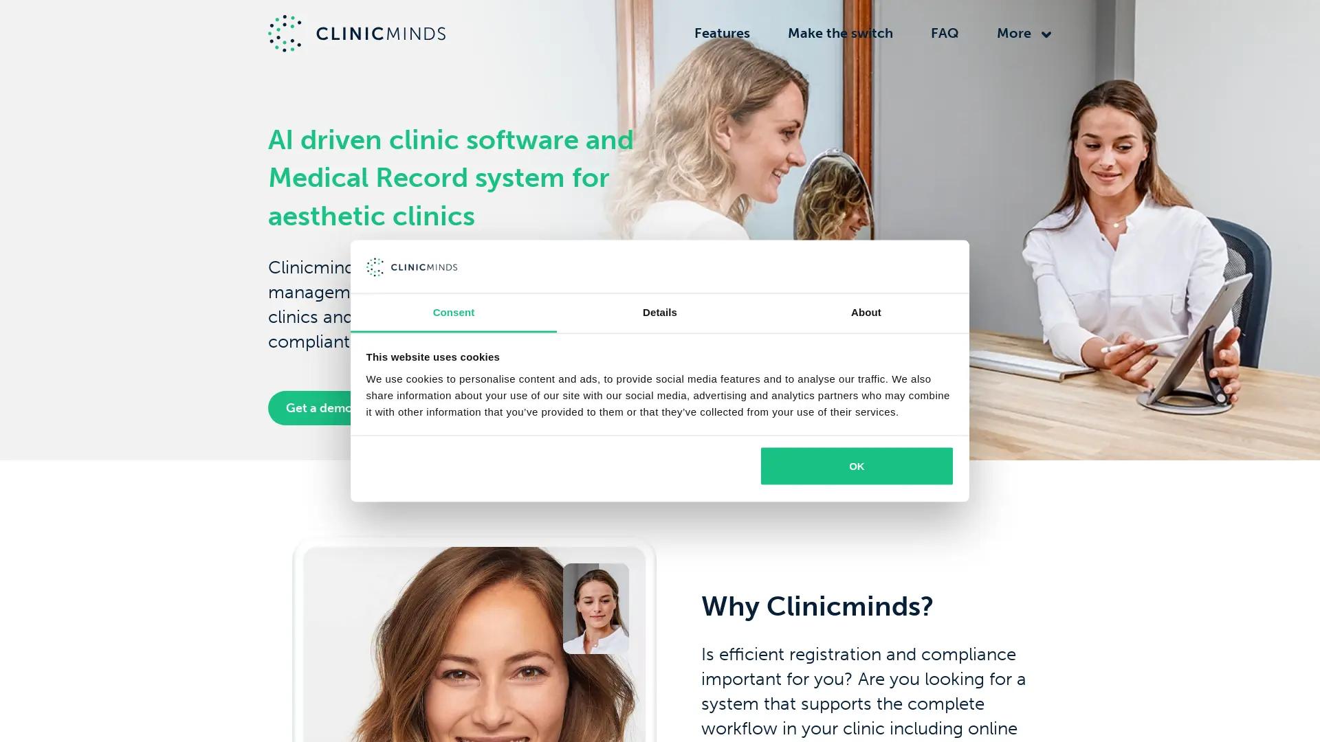 Clinicminds screenshot