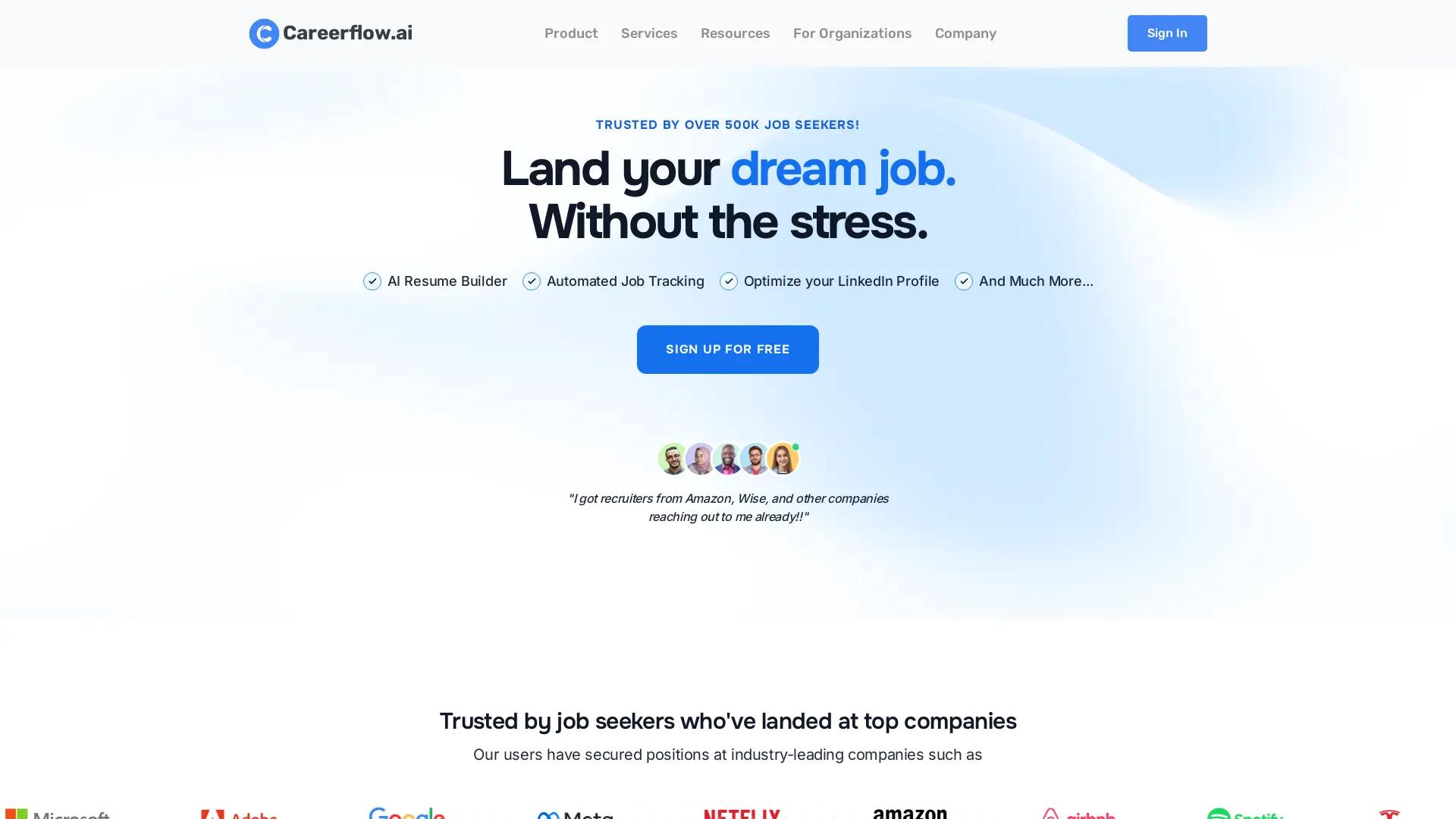 Careerflow.Ai screenshot