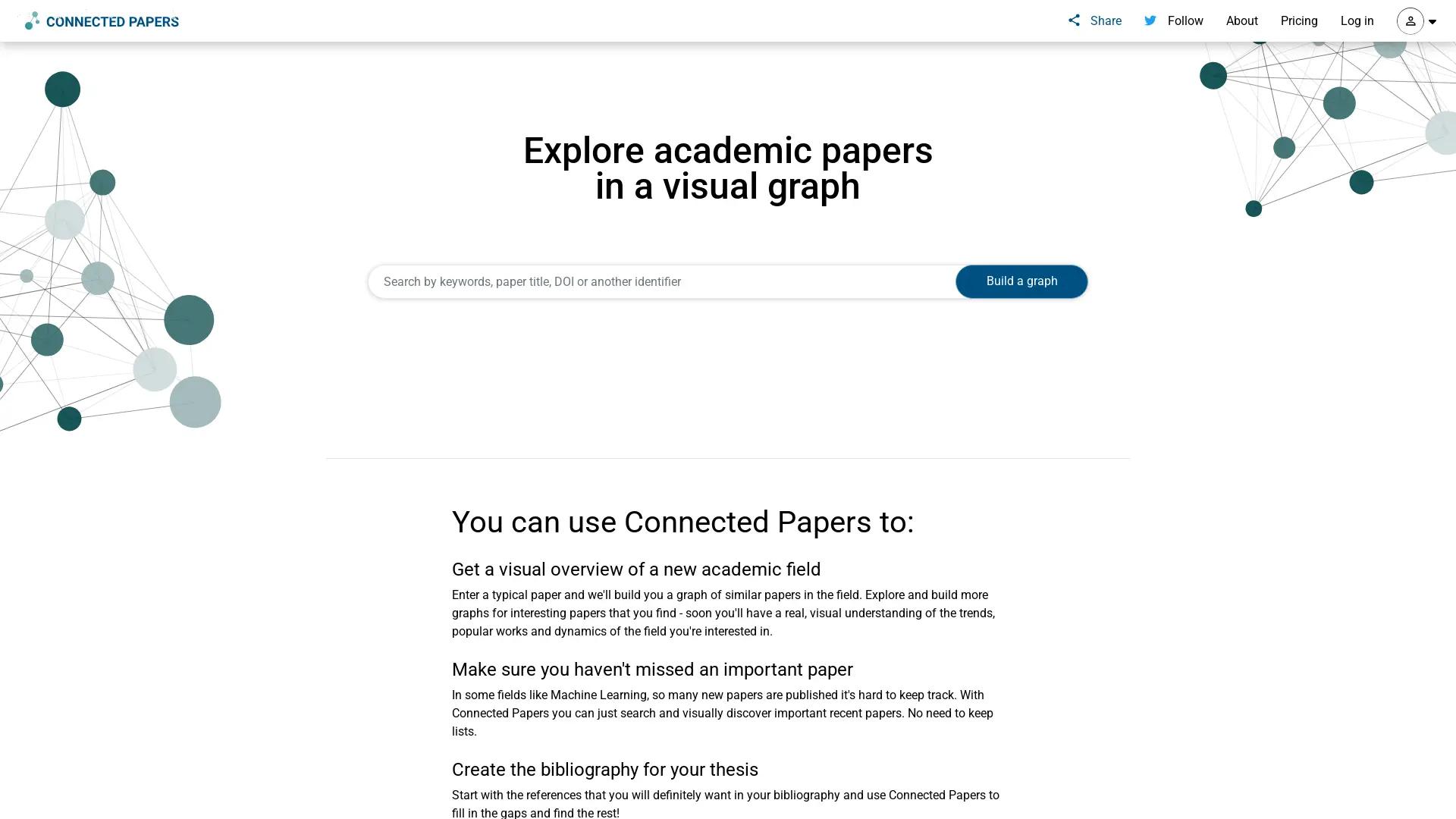 Connected Papers screenshot