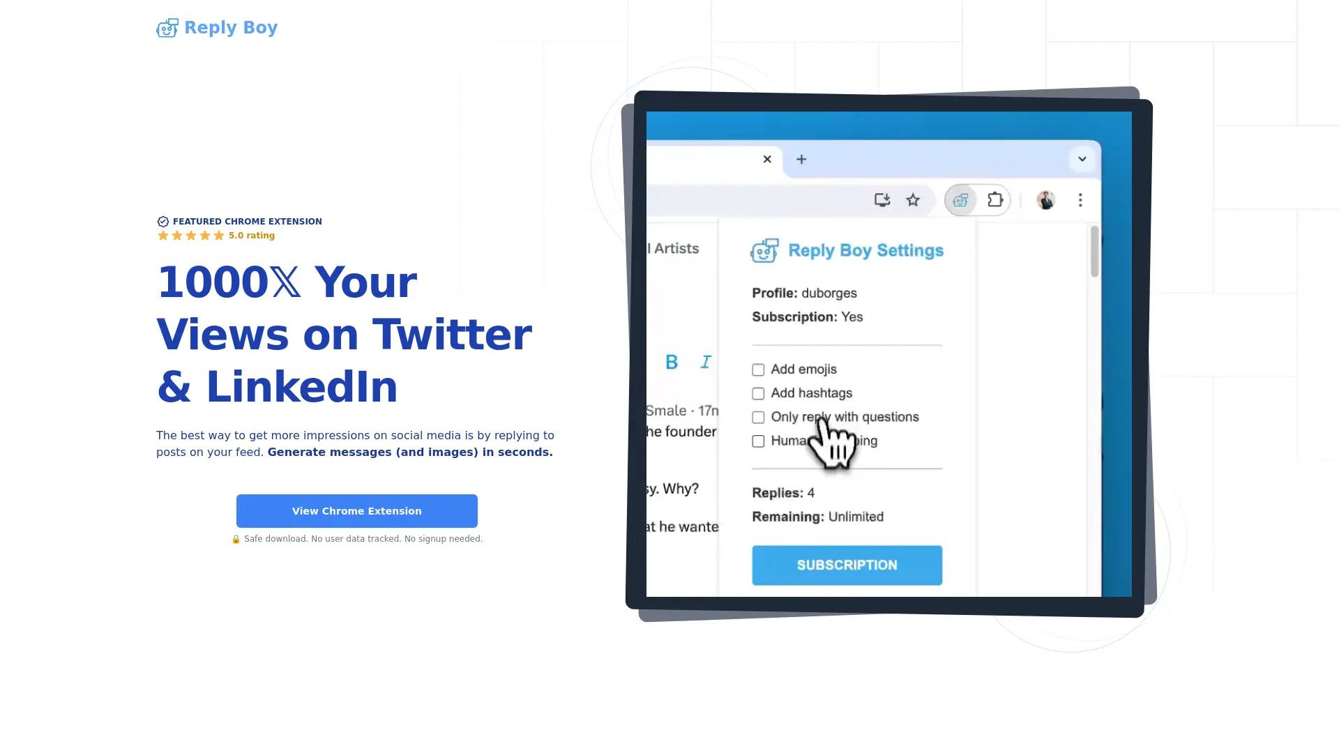 Reply Boy screenshot