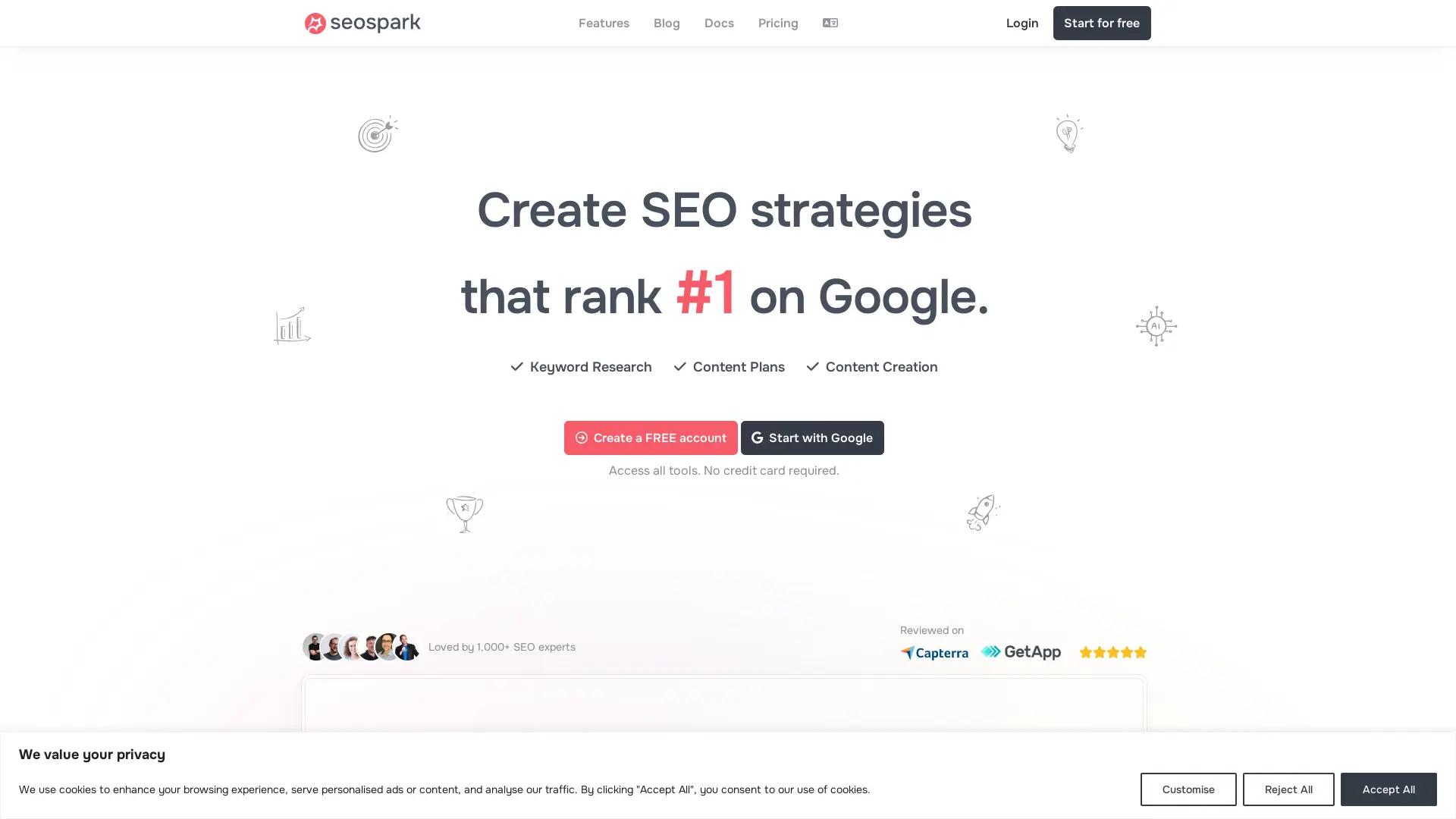 Seospark.Io screenshot