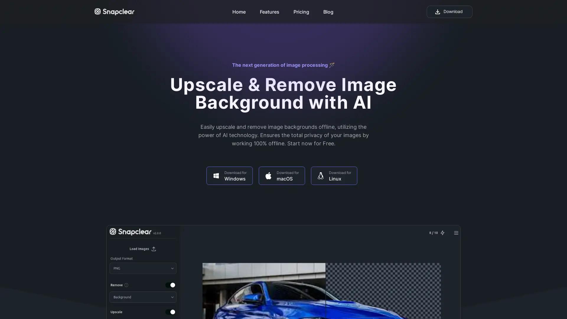 Snapclear screenshot
