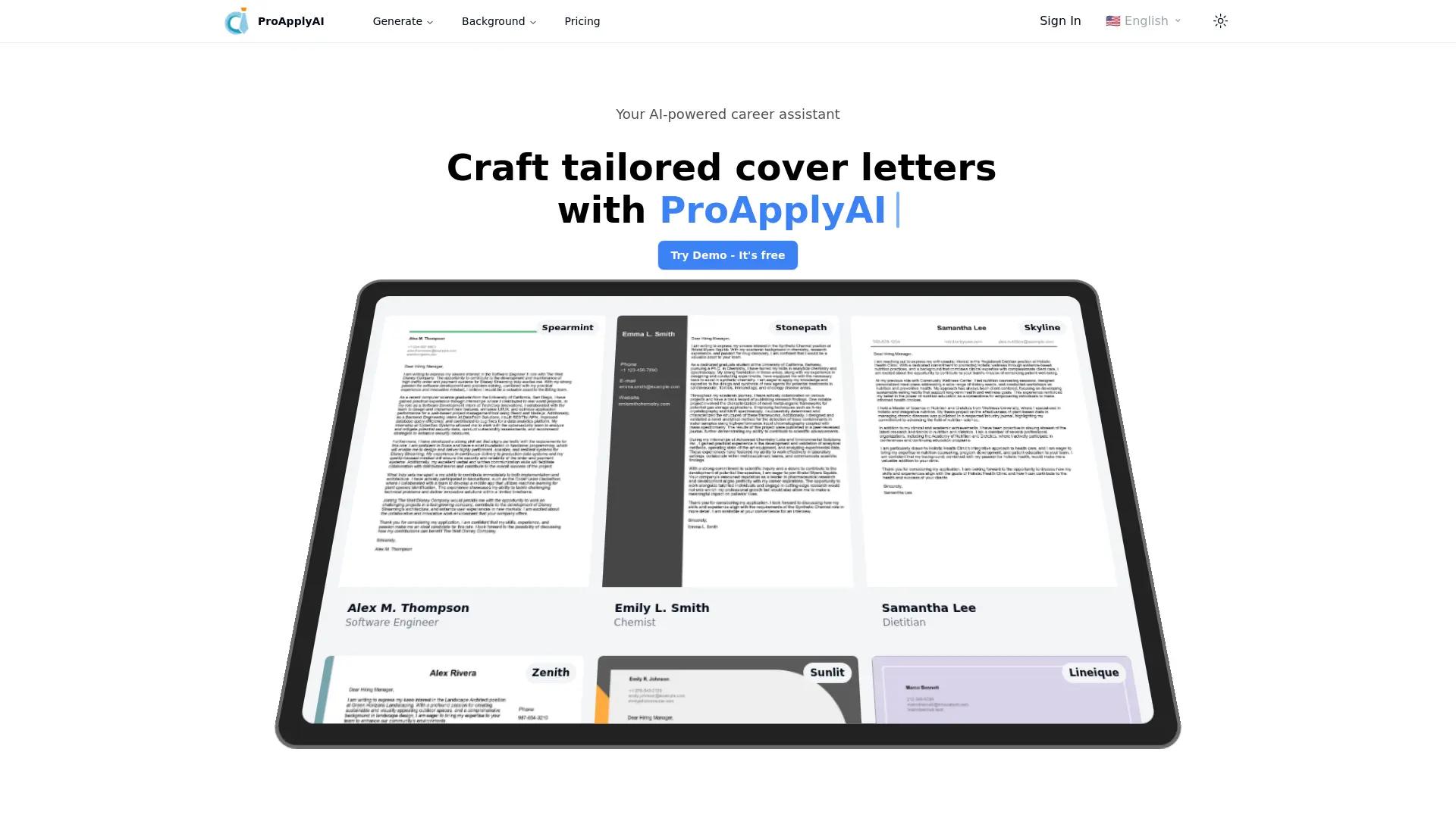 ProApply.AI screenshot