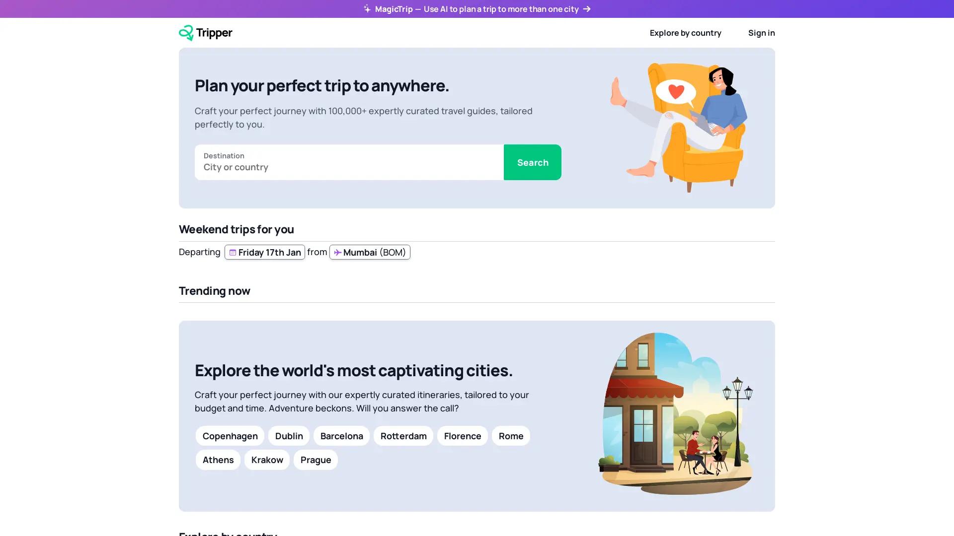 Tripper Guide screenshot