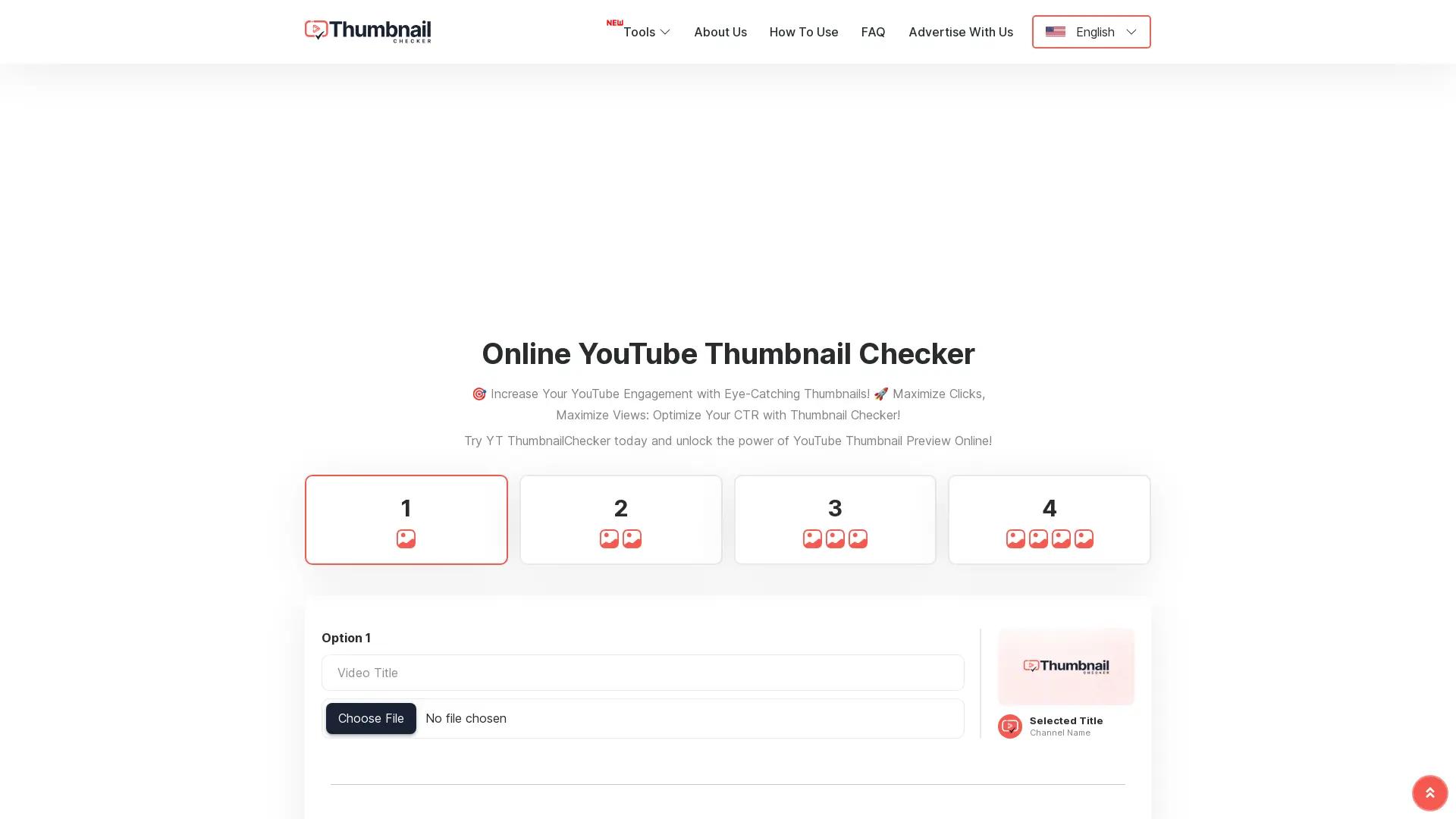 YouTube Thumbnail Checker screenshot