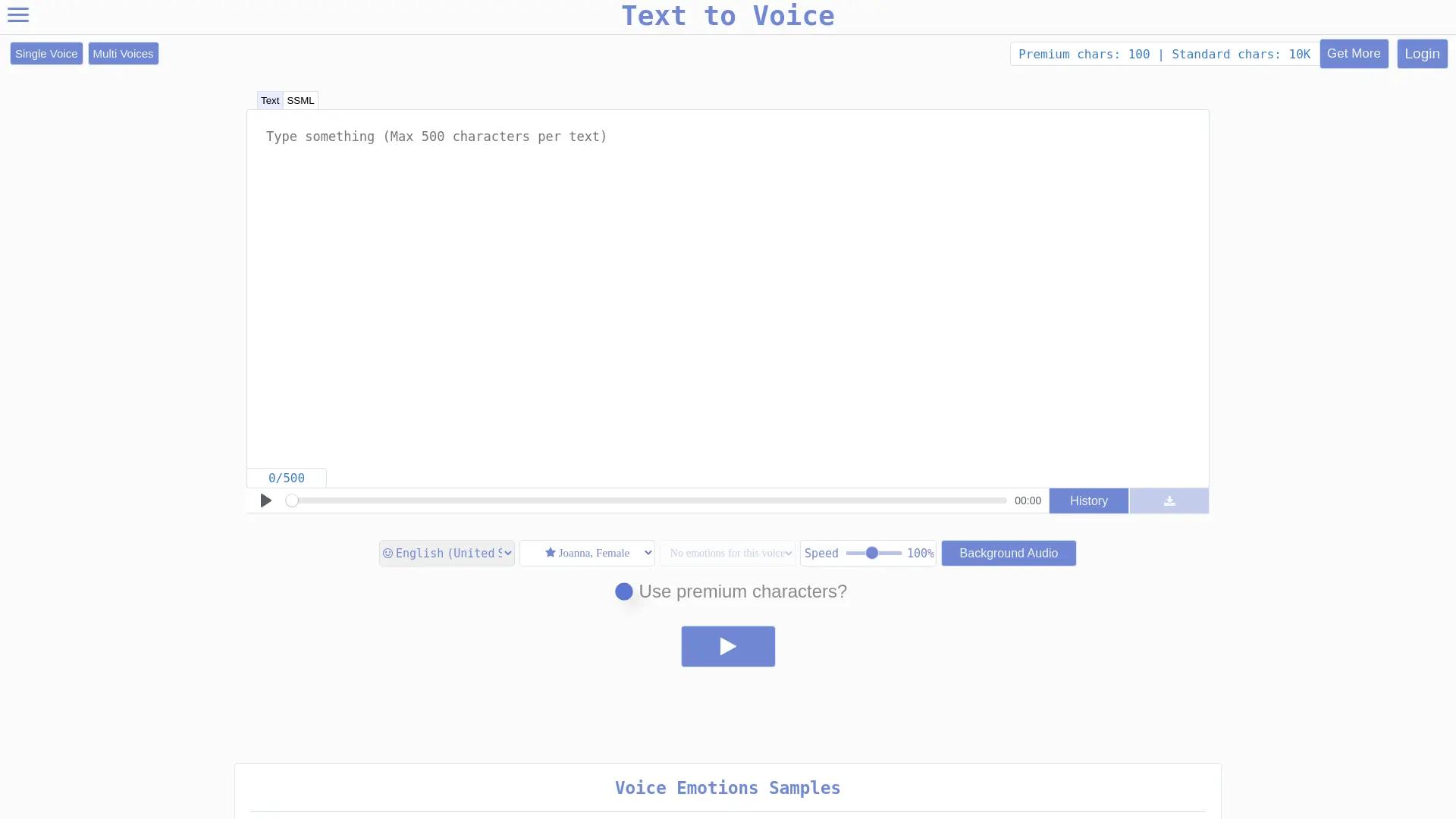 Texttovoice.Online screenshot