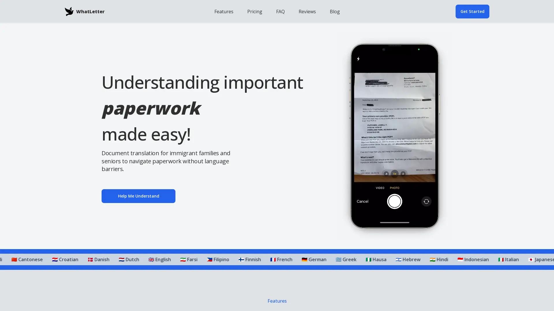 WhatLetter screenshot