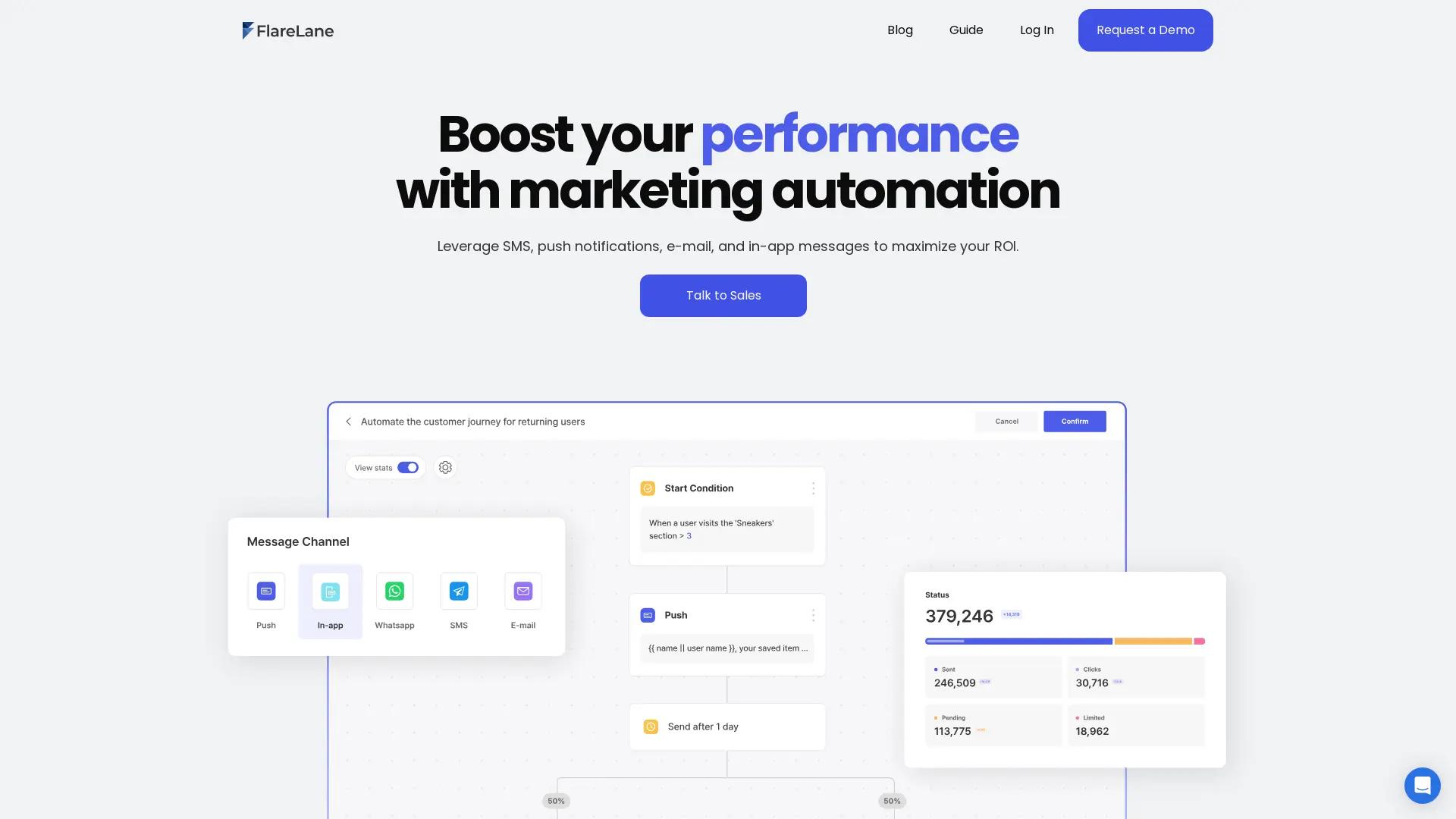 Flarelane screenshot