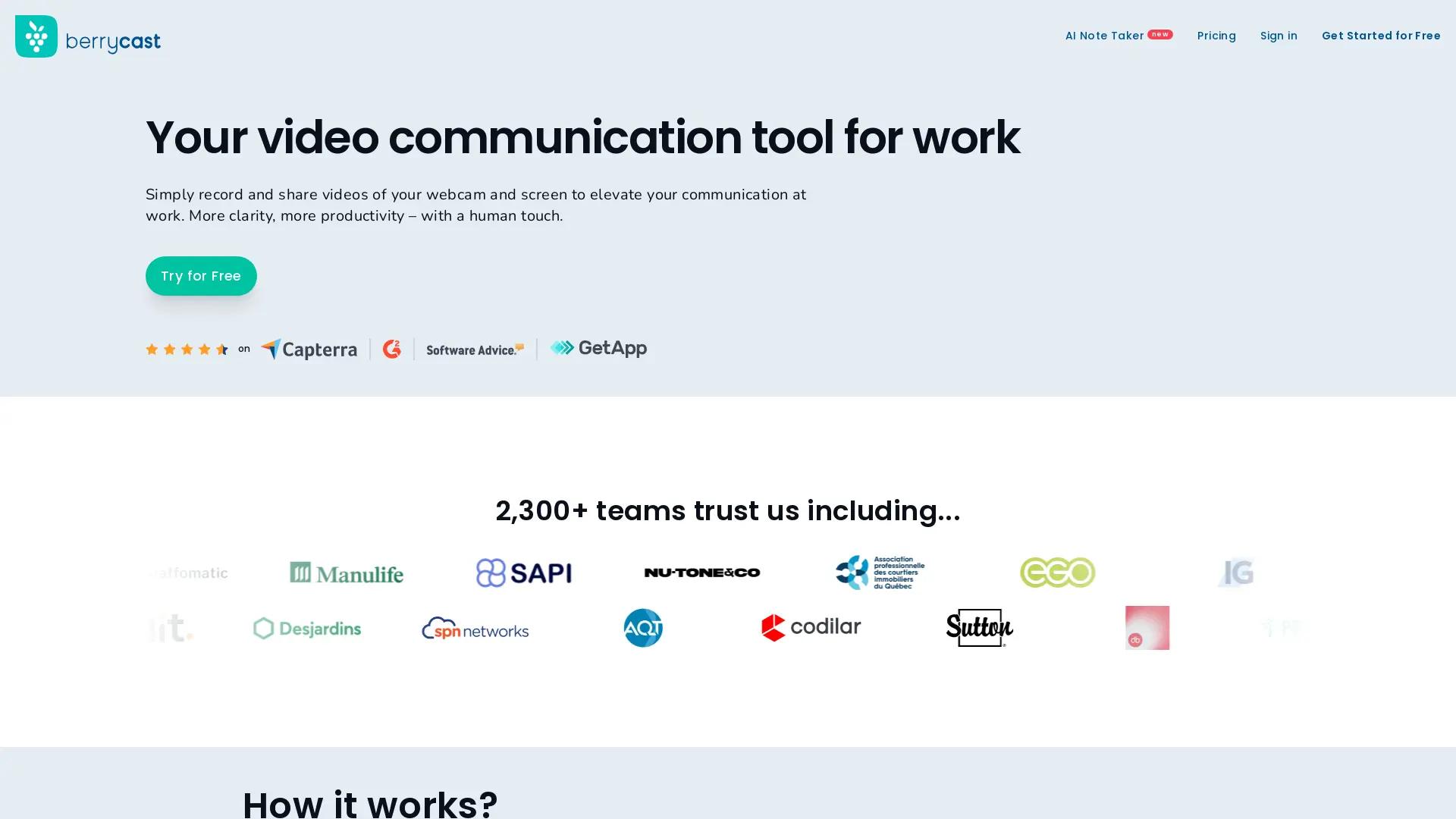 Berrycast Transcripts screenshot