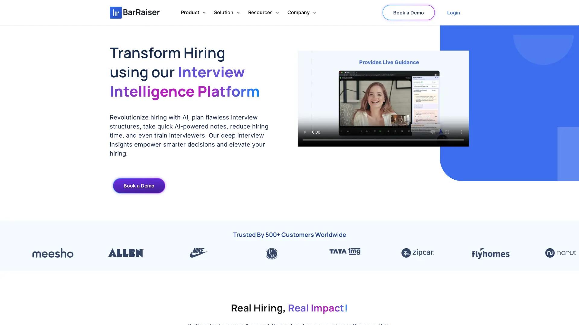 Barraiser screenshot