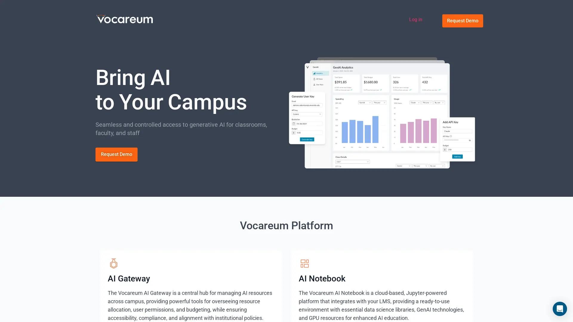 Vocareum screenshot
