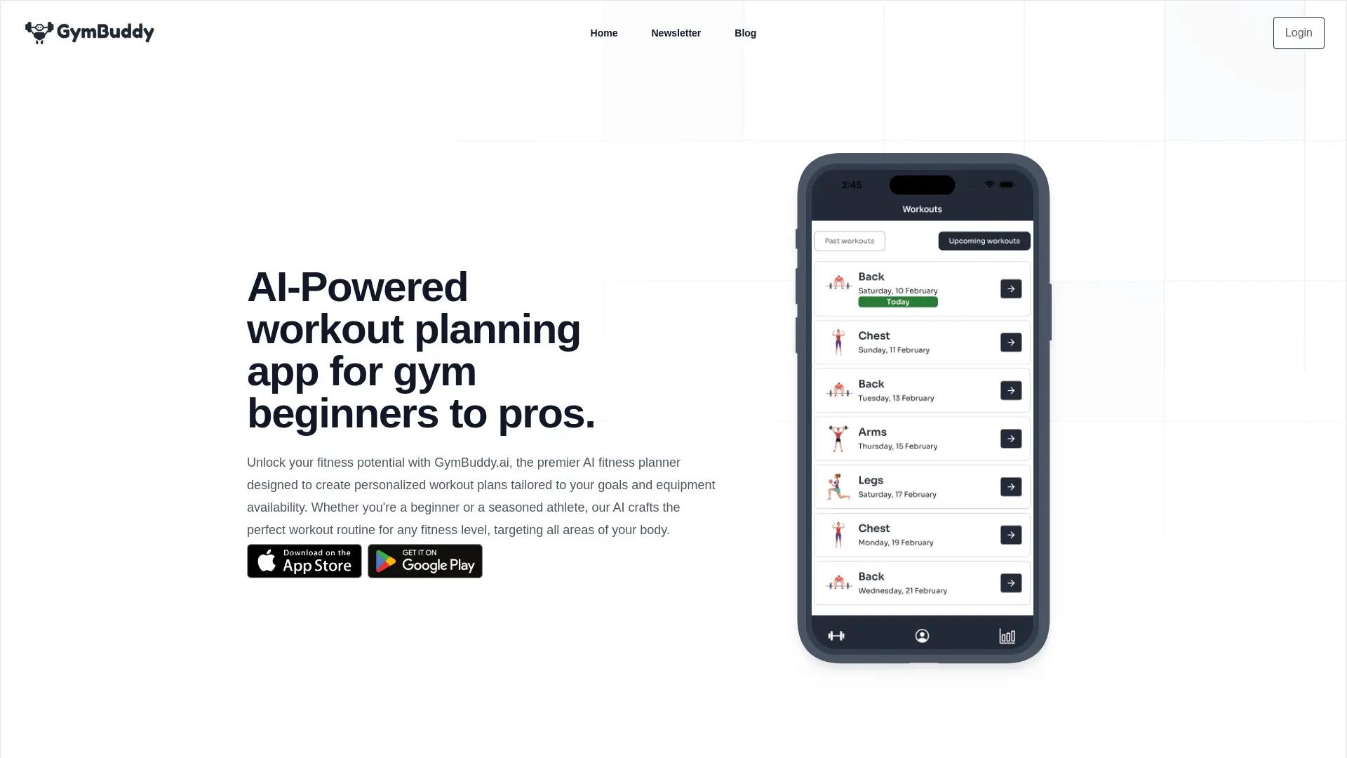 GymBuddy screenshot