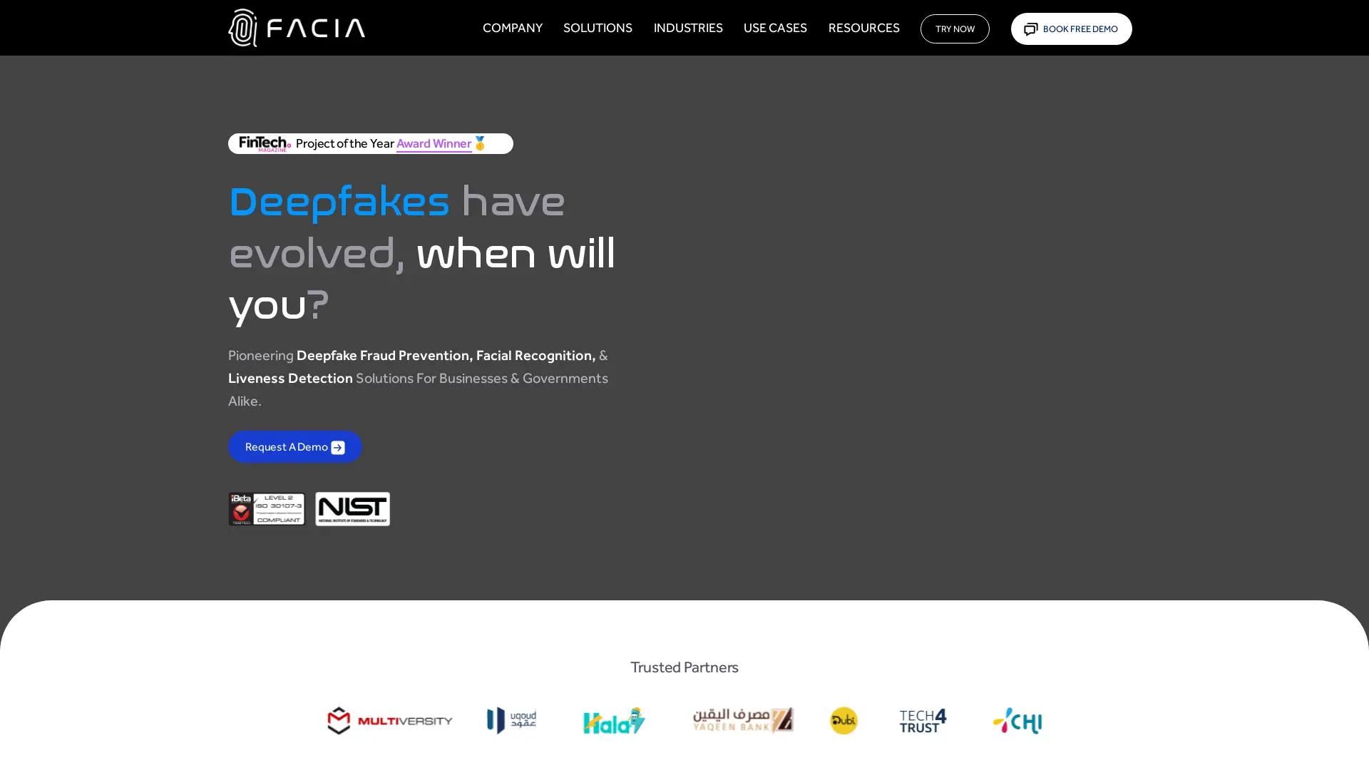 Facia screenshot