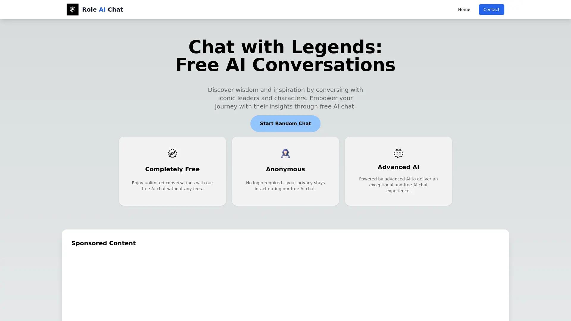 Role AI Chat screenshot