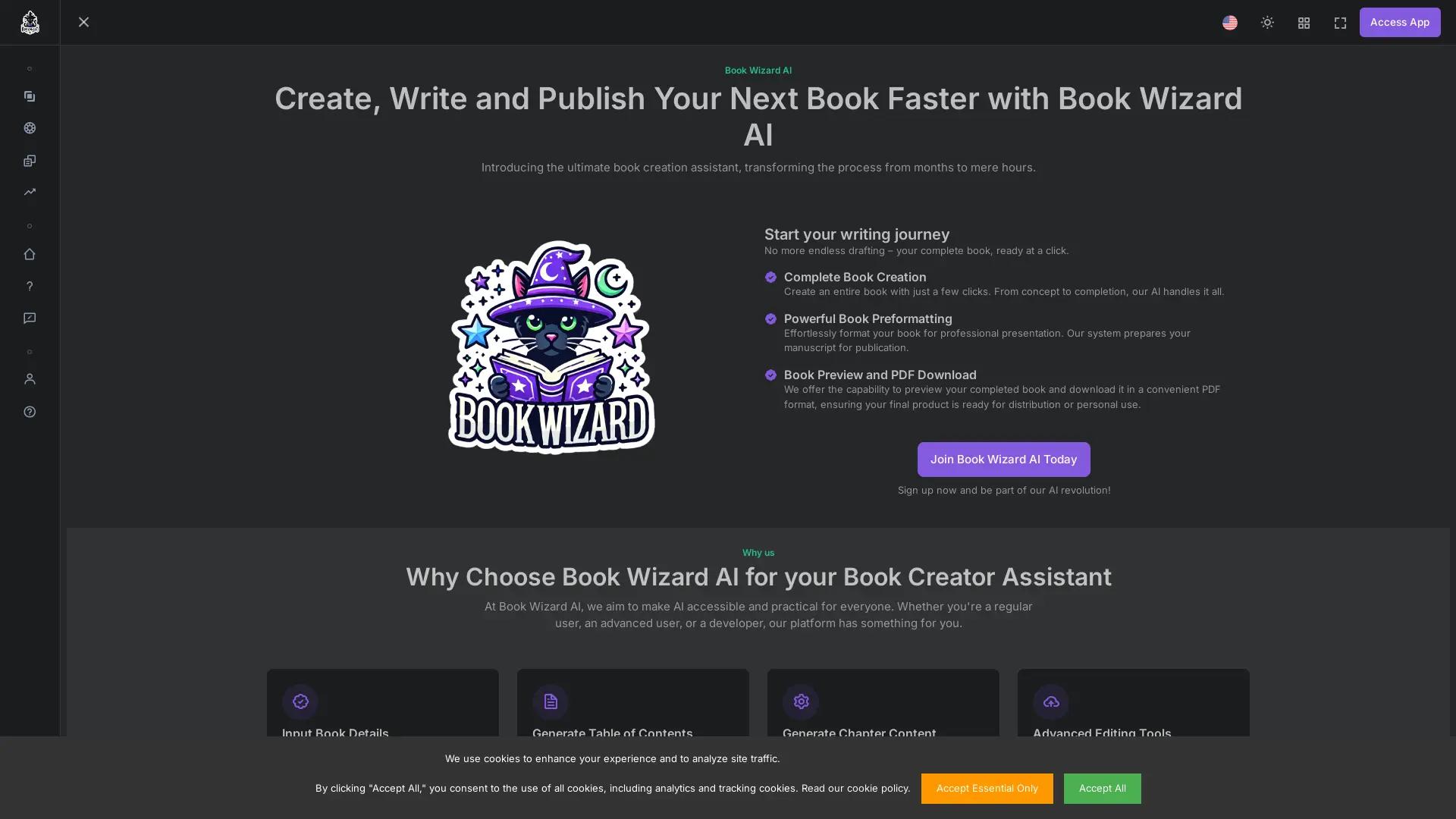 Book Wizard AI screenshot