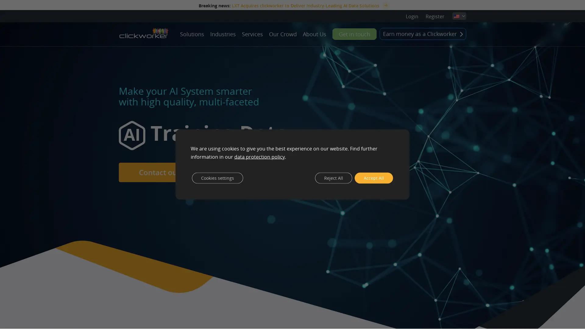 Clickworker screenshot
