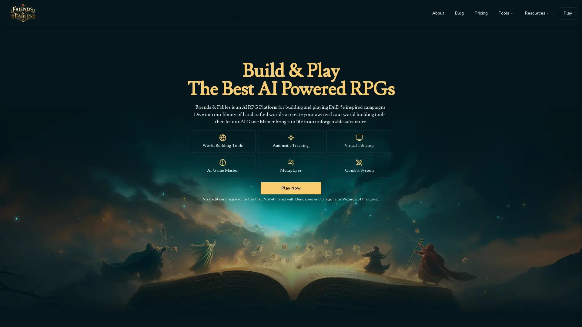 Friends & Fables RPG screenshot