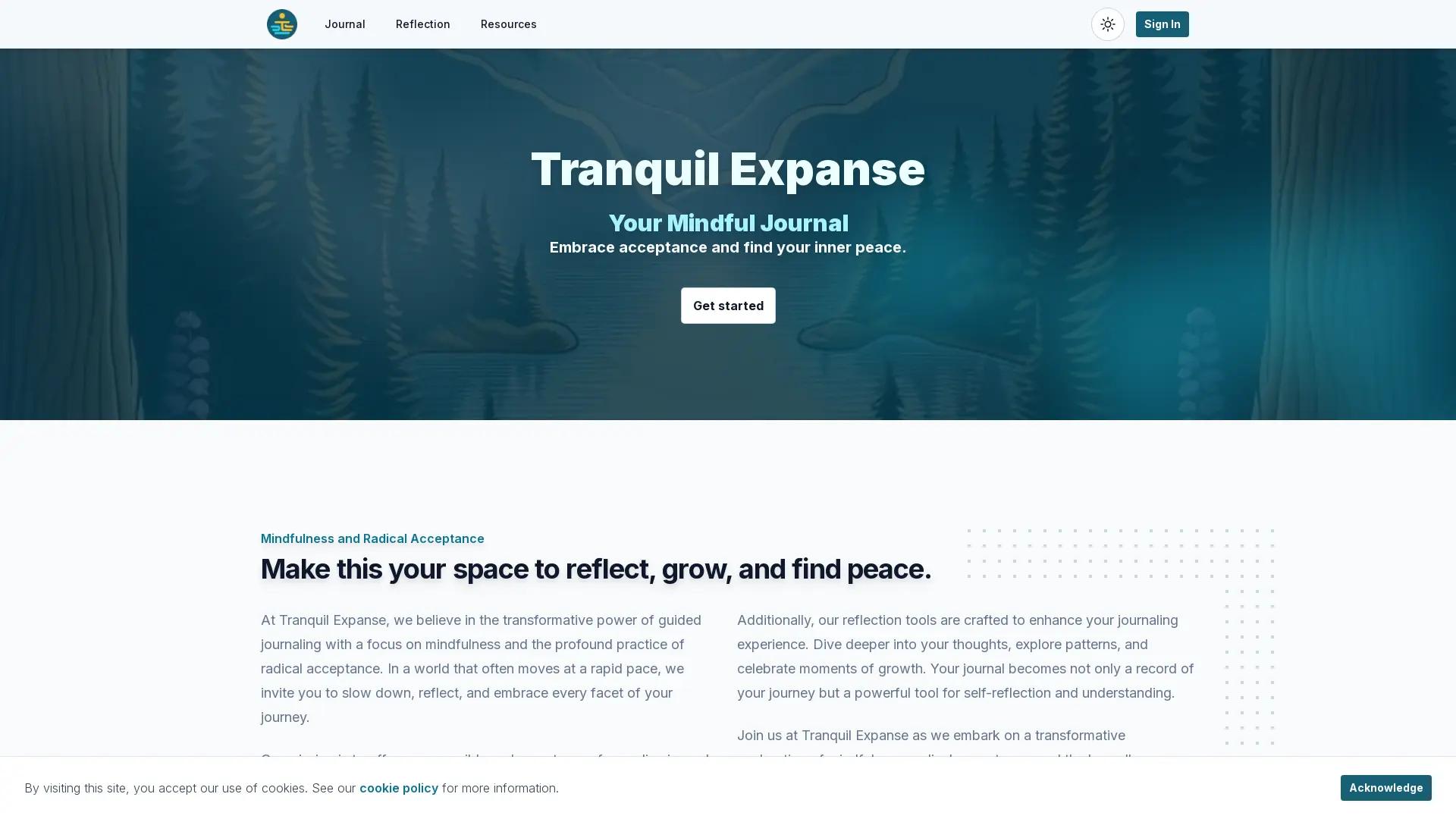 Tranquil Expanse screenshot