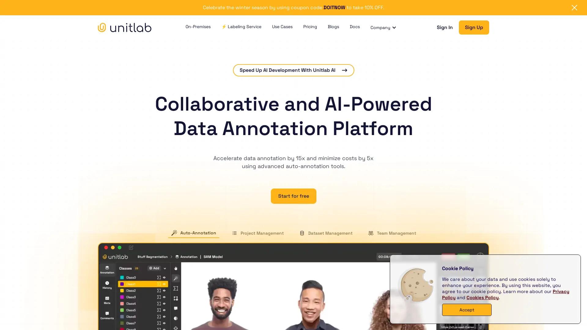 Unitlab AI screenshot