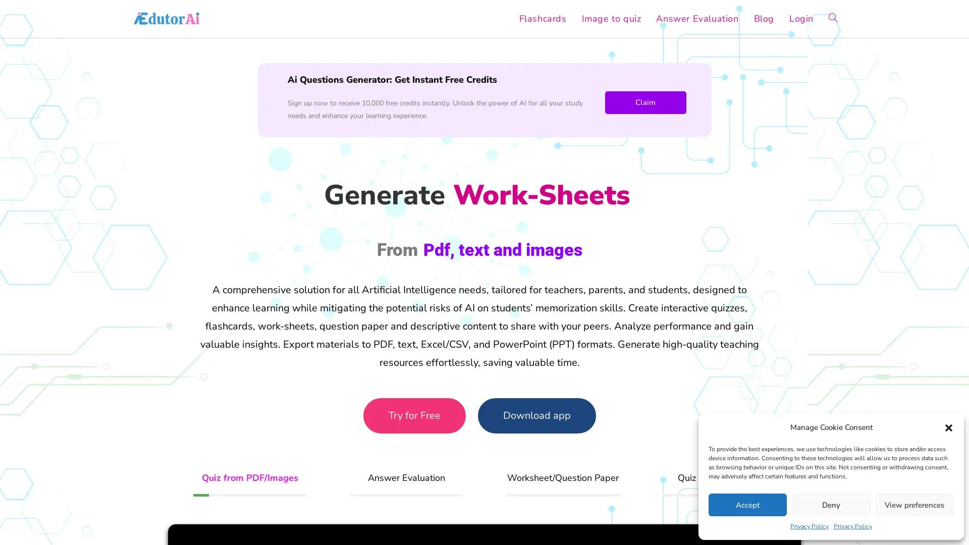 Edutor AI screenshot