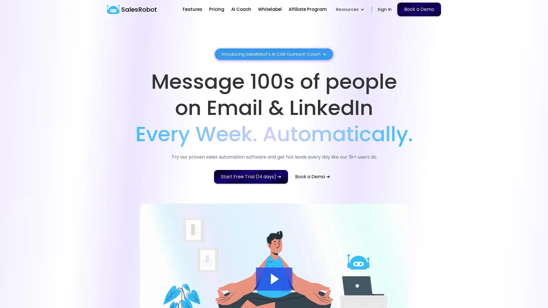 Salesrobot screenshot