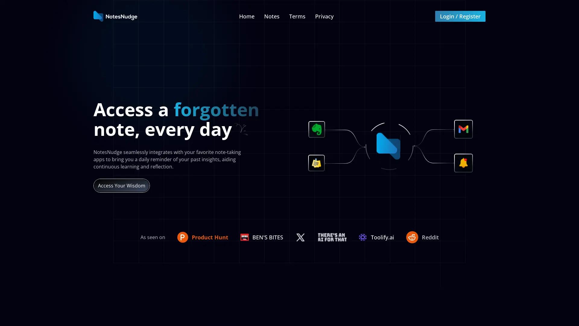 NotesNudge screenshot