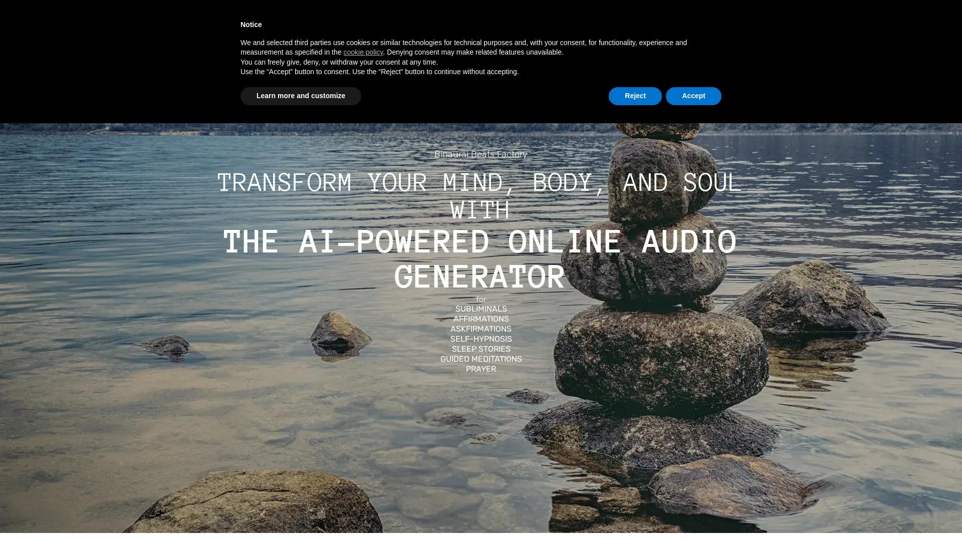 Binaural Beats Factory screenshot