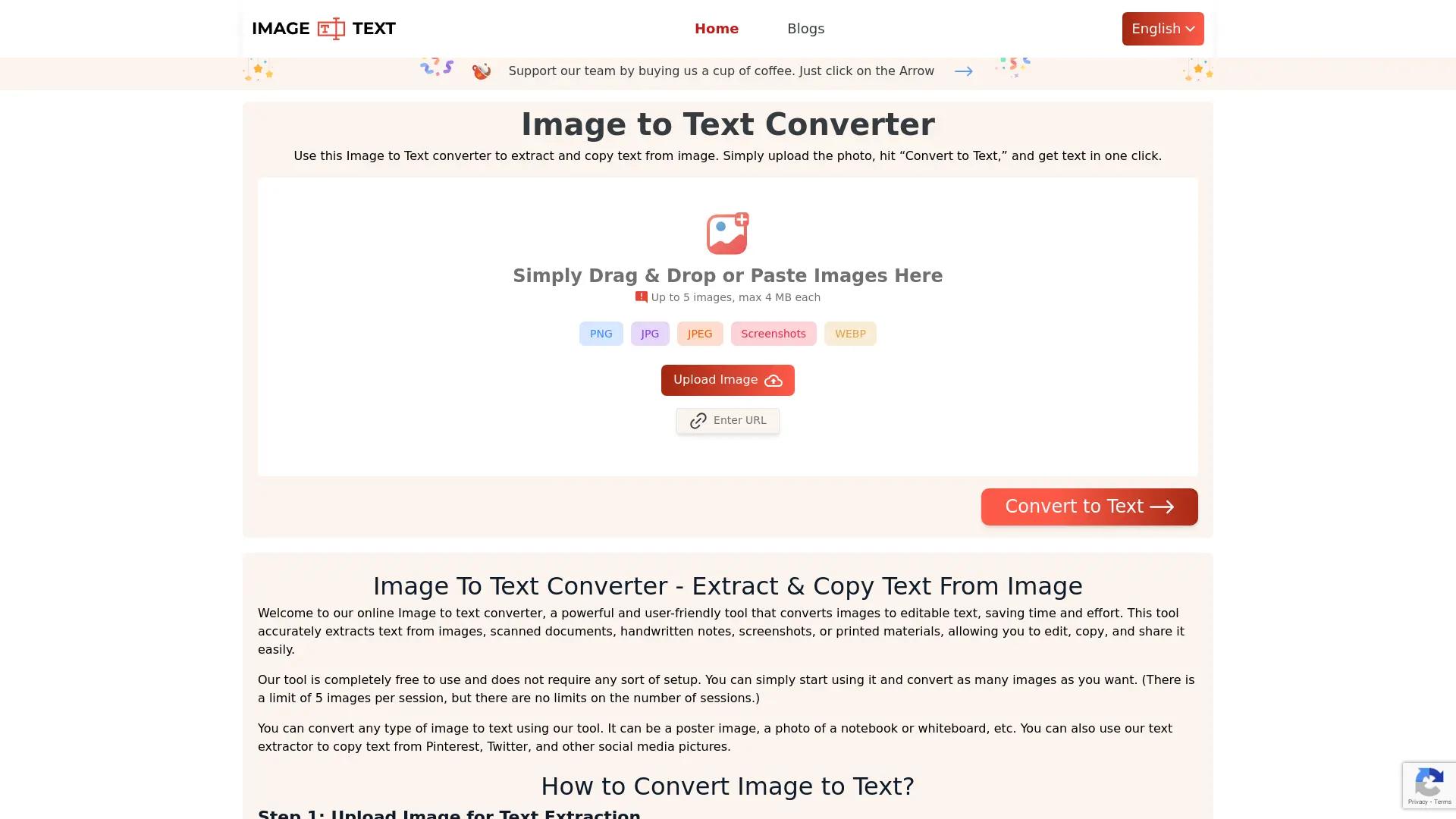 Imagetotext.Me screenshot