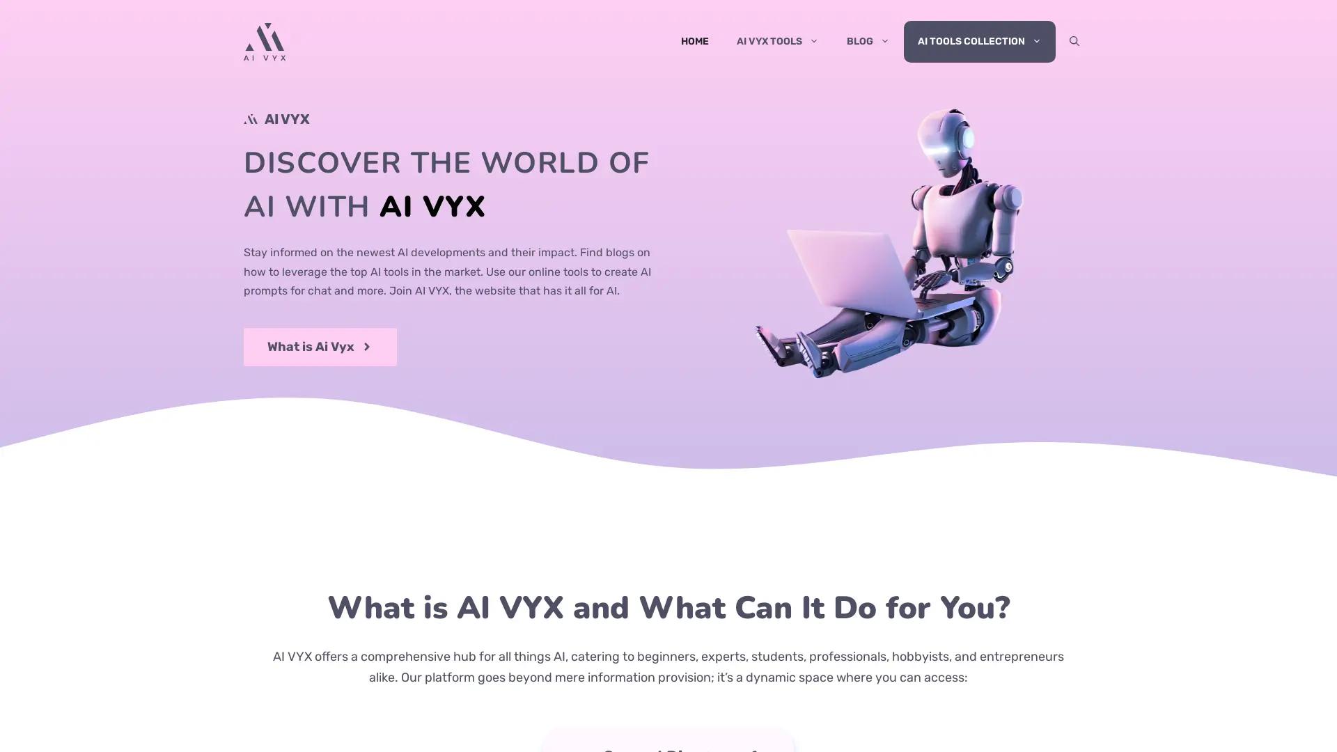 AI VYX screenshot