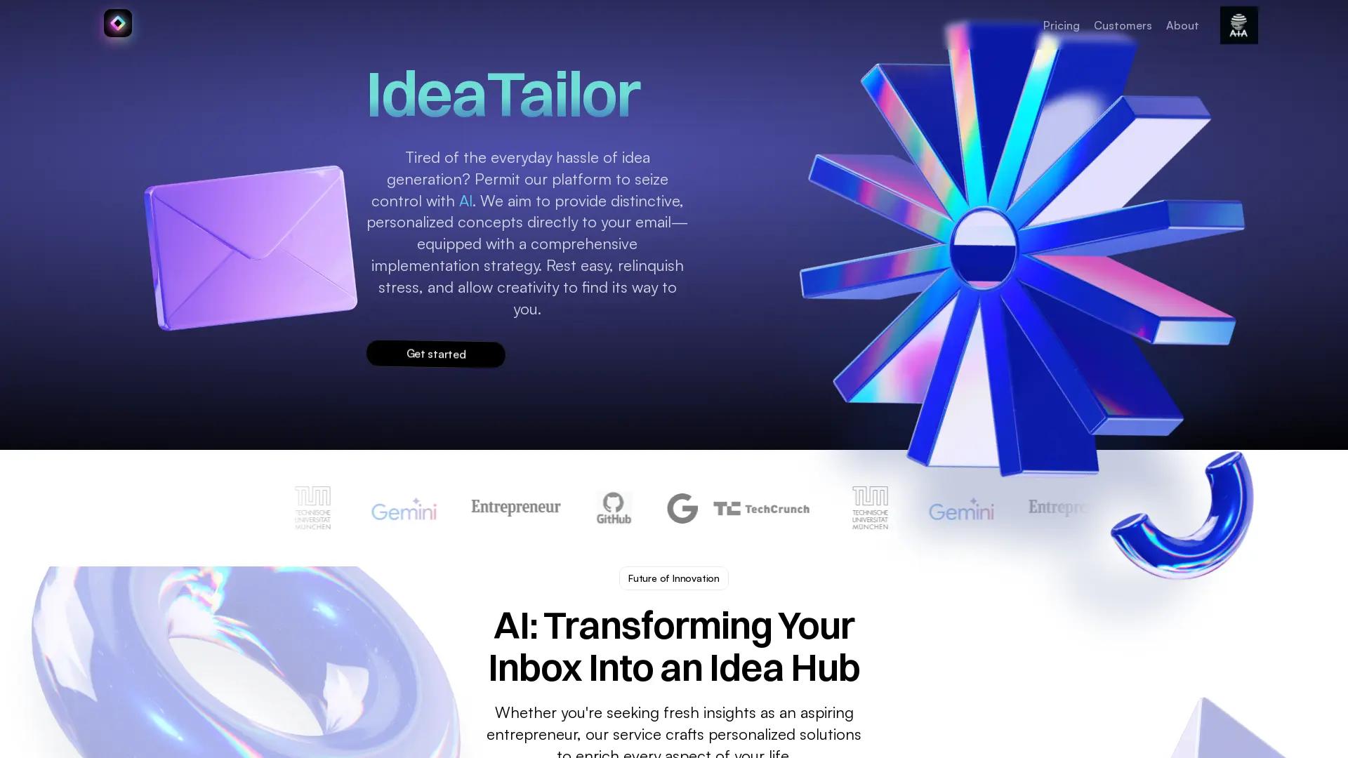 Ideatailor screenshot