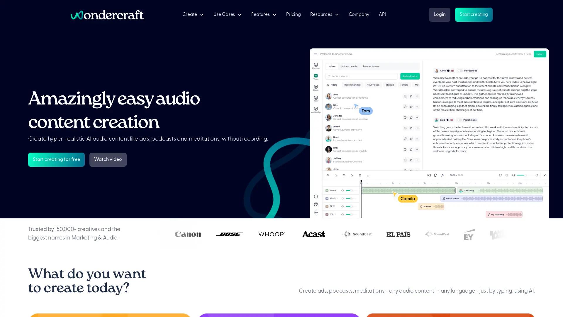 Wondercraft screenshot