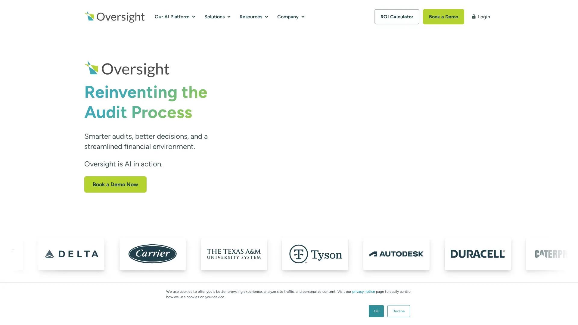 Oversight screenshot