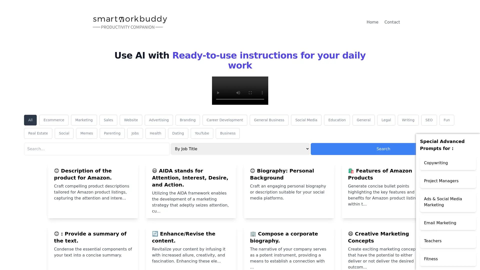 SmartWorkBuddy screenshot