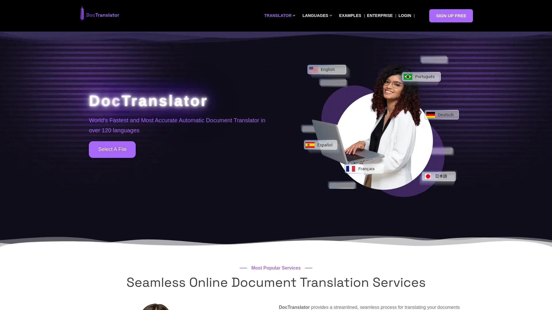 Free Doc Translator screenshot