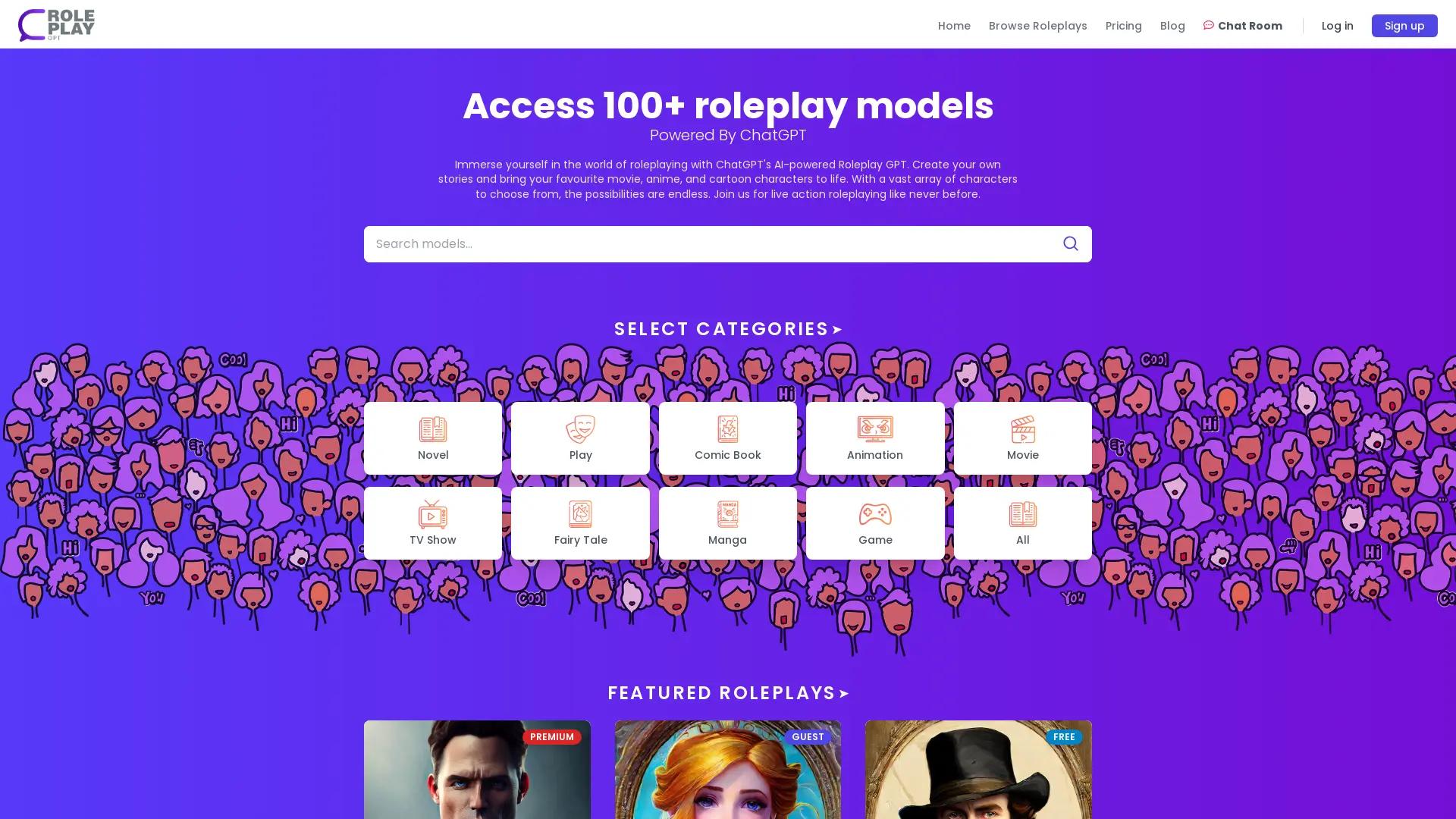 Roleplay GPT screenshot